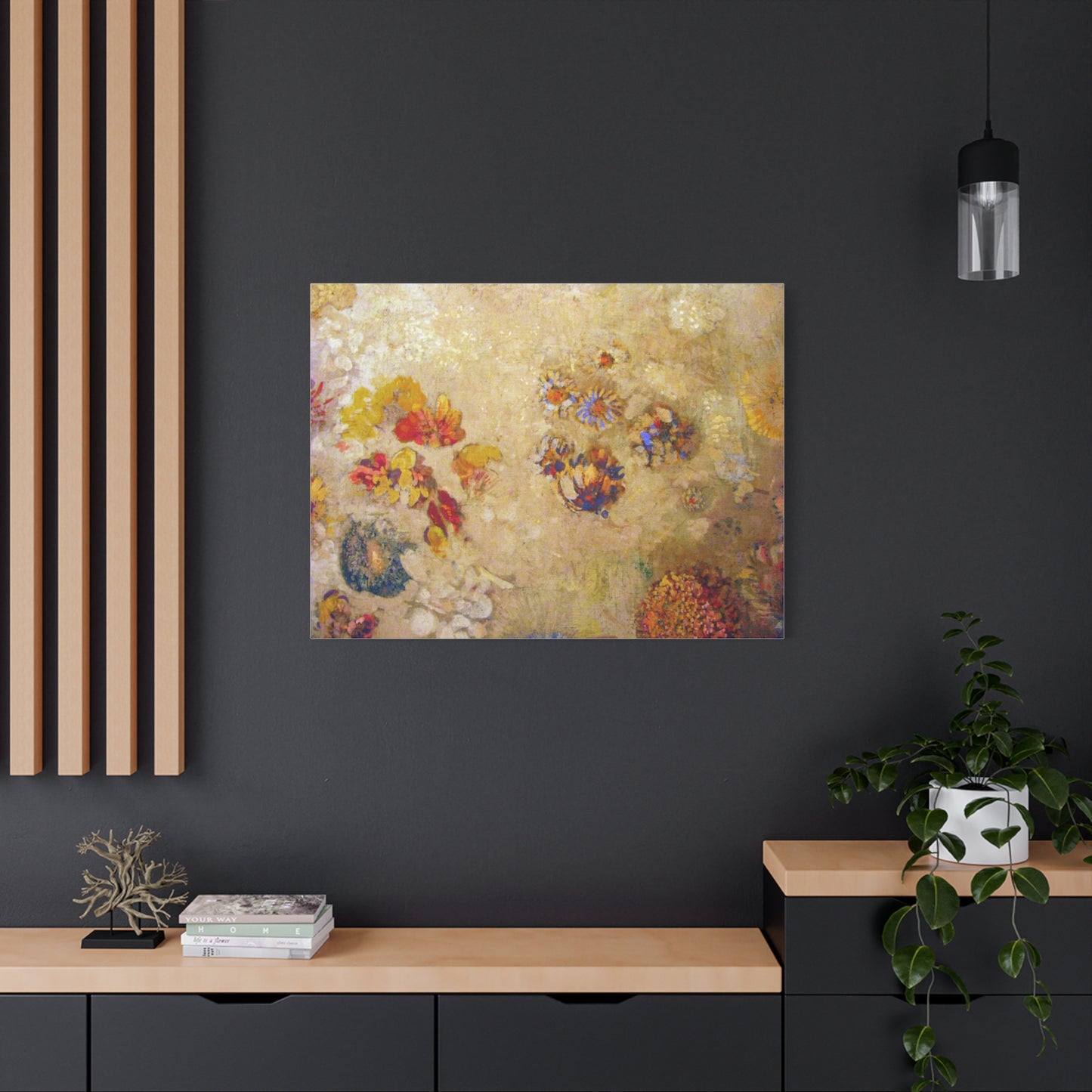 Andrevanb Panneau Décoratif by Odilon Redon Matte Canvas Wall Art Print