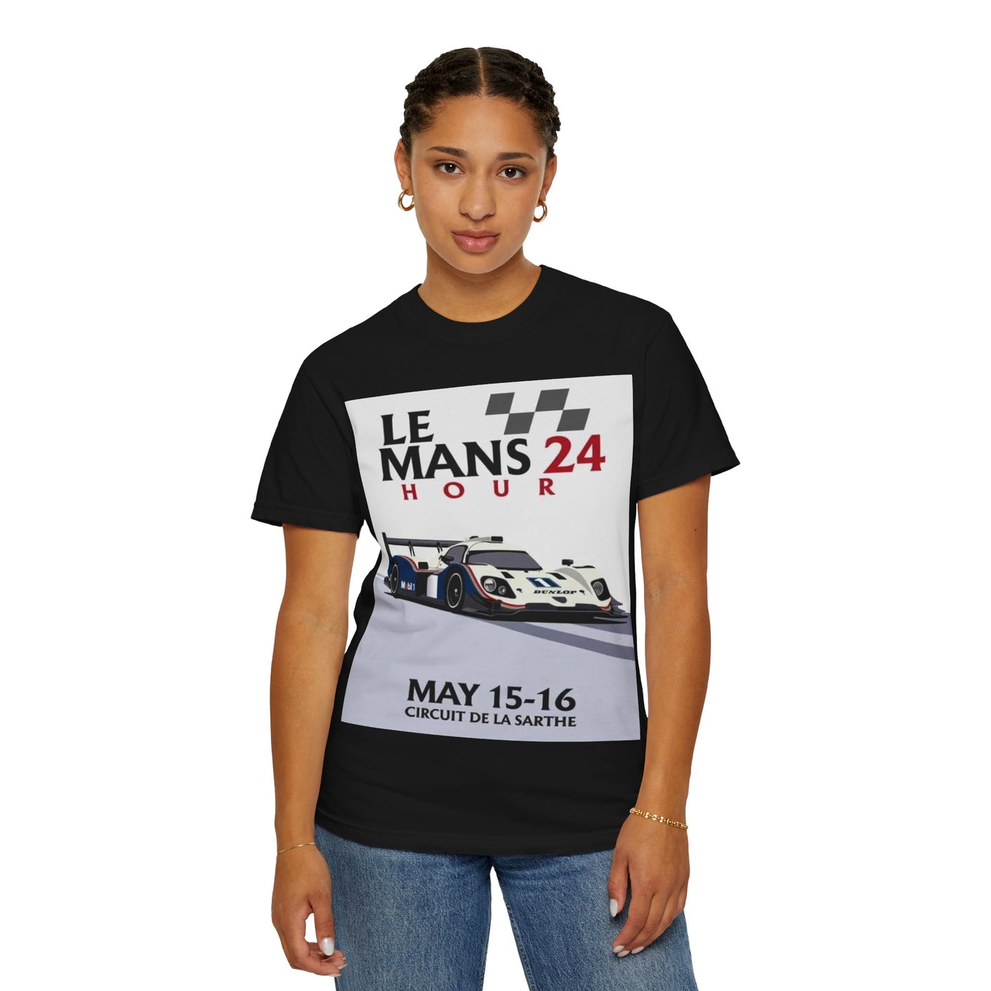 Le Mans 24 Hour Racing Poster T-Shirt — May 15-16 Circuit de la Sarthe
