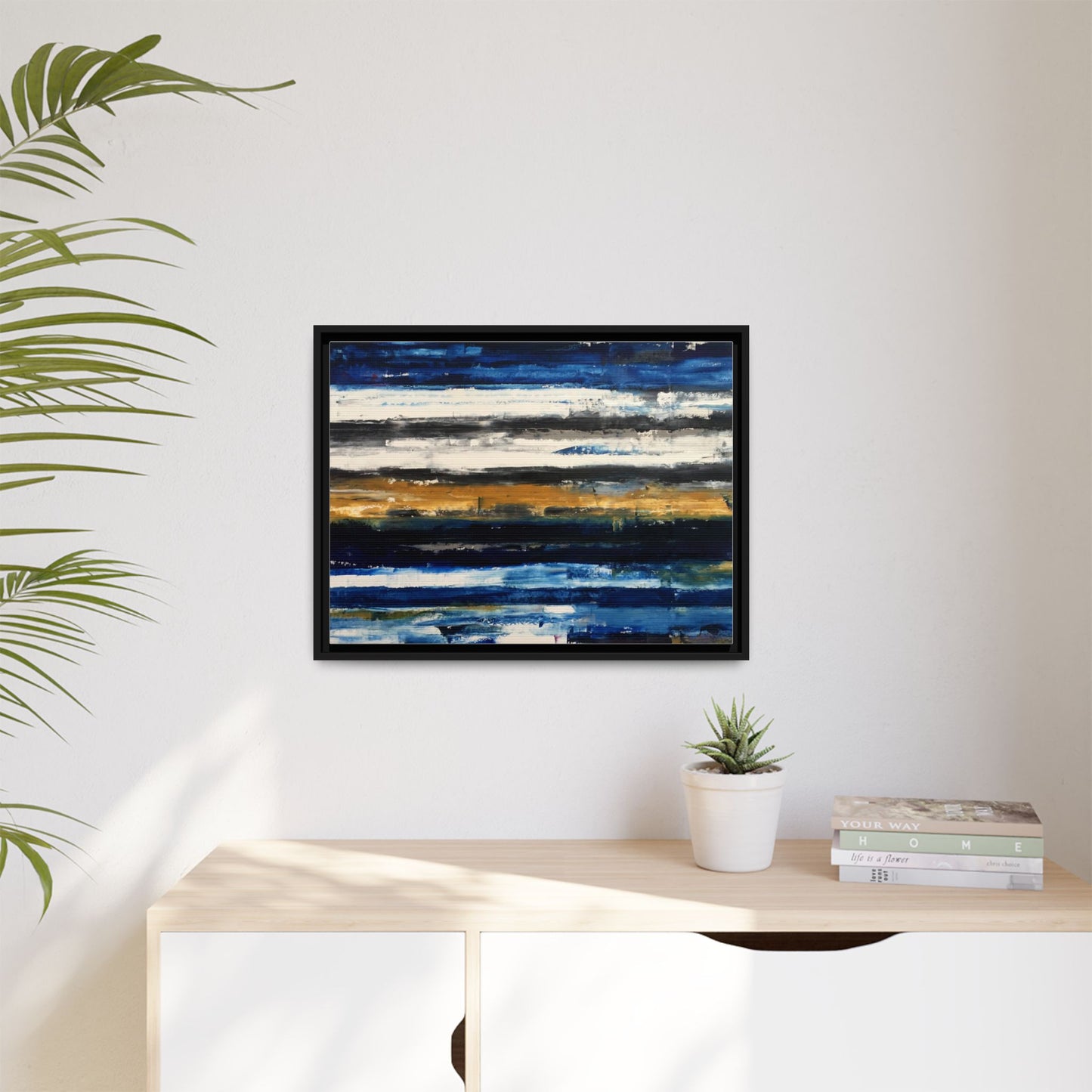 Tiny Buddha by Todd Williamson Framed Matte Canvas Abstract  Wall Art