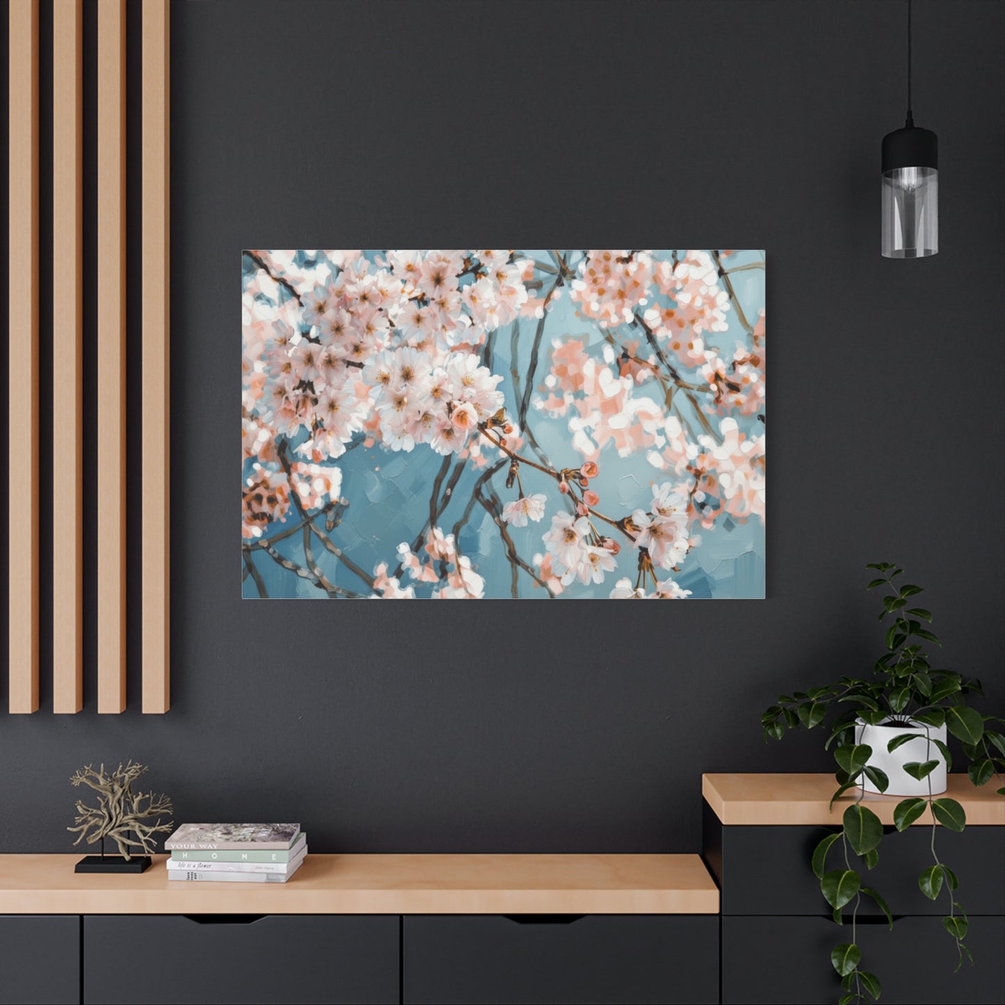 Cherry Blossom Matte Canvas Wall Art – Stretched 1.25"