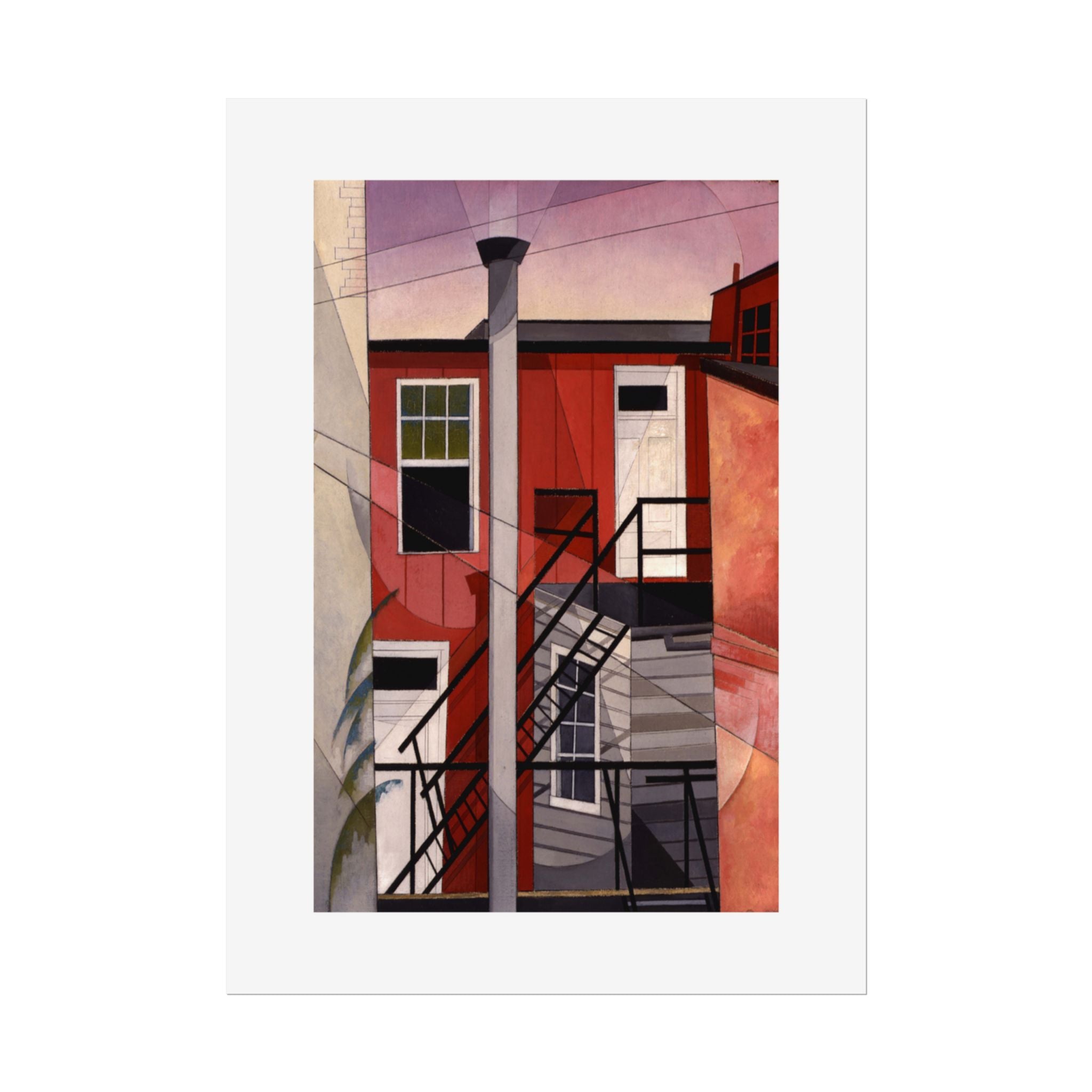 Modern Conveniences by Charles Demuth Wall Art Print