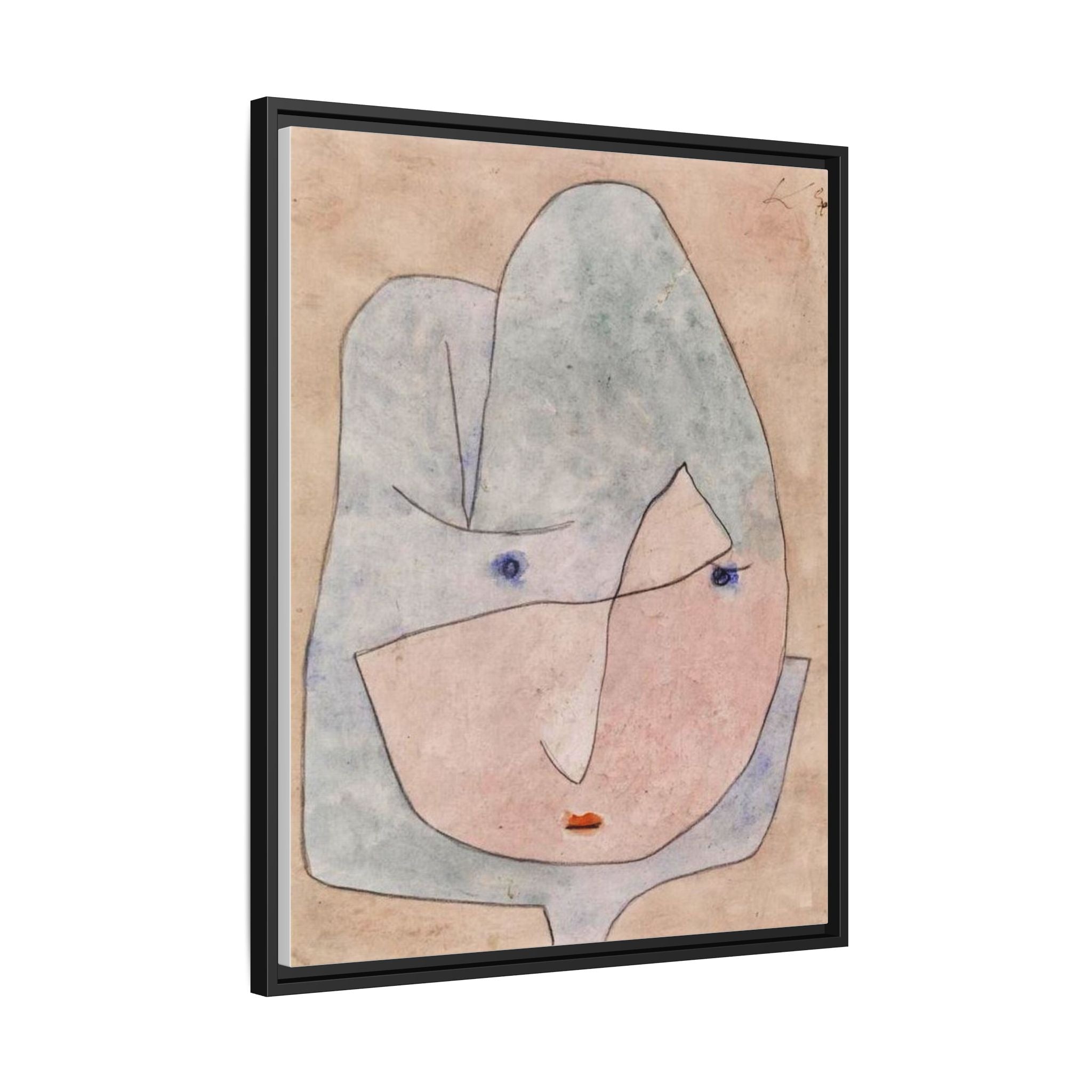 This Bloom is About to Wither by Paul Klee  Framed Matte Canvas Wall Art Print
