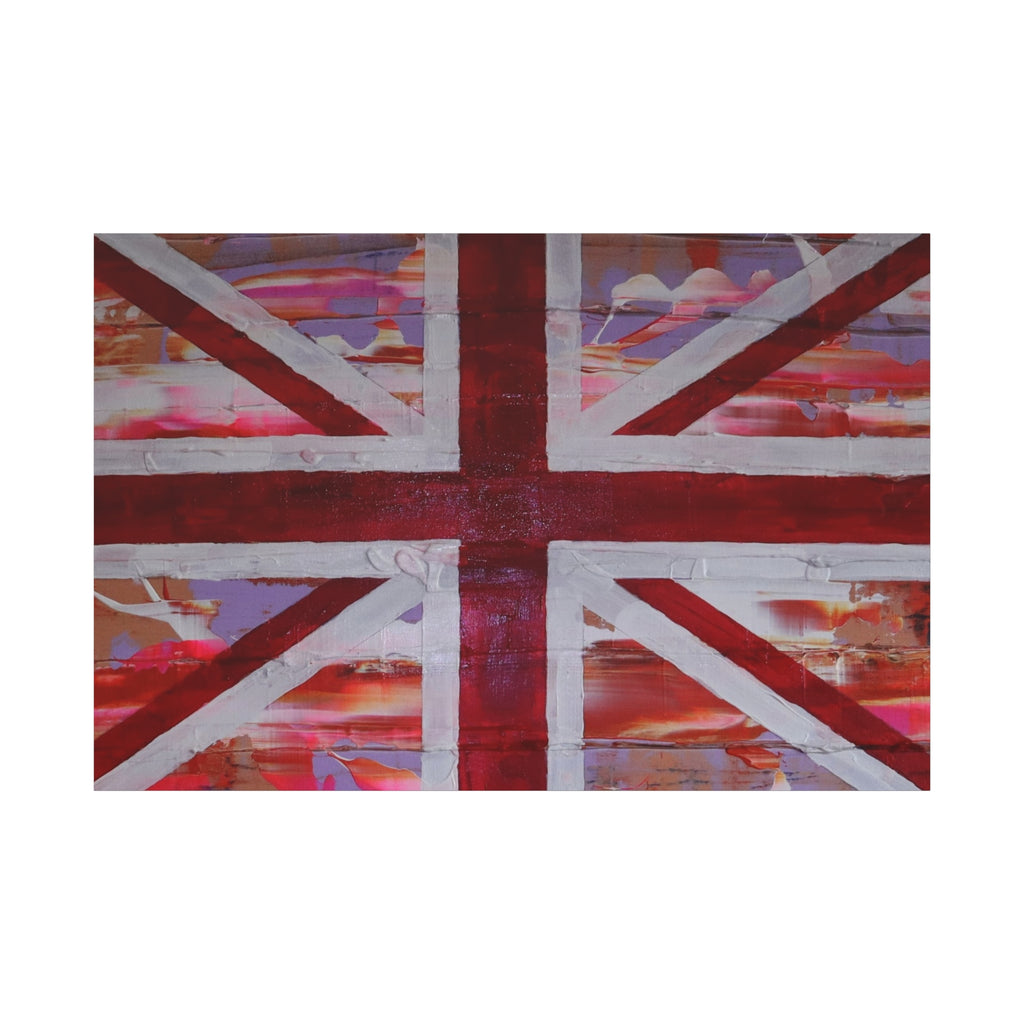 Union Jack is back! by Norman Barrett Matte Canvas Wall Art