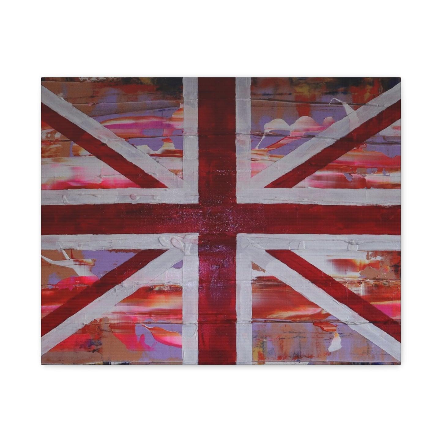 Union Jack is back! by Norman Barrett Matte Canvas Wall Art