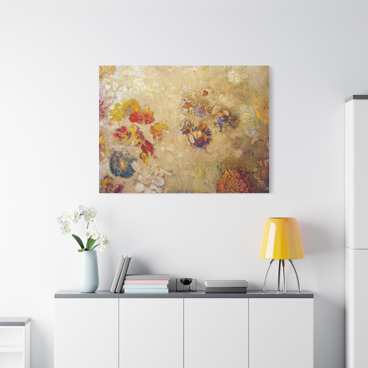 Andrevanb Panneau Décoratif by Odilon Redon Matte Canvas Wall Art Print