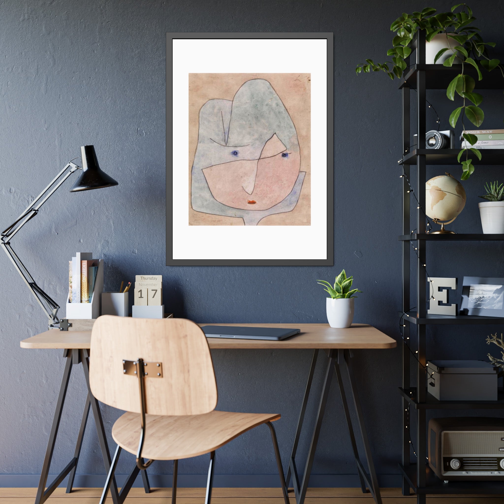 This Bloom is About to Wither by Paul Klee Framed Wall Art Poster