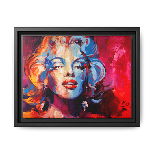 Marilyn Monroe attributed to Voke Matte Canvas Framed Wall Art