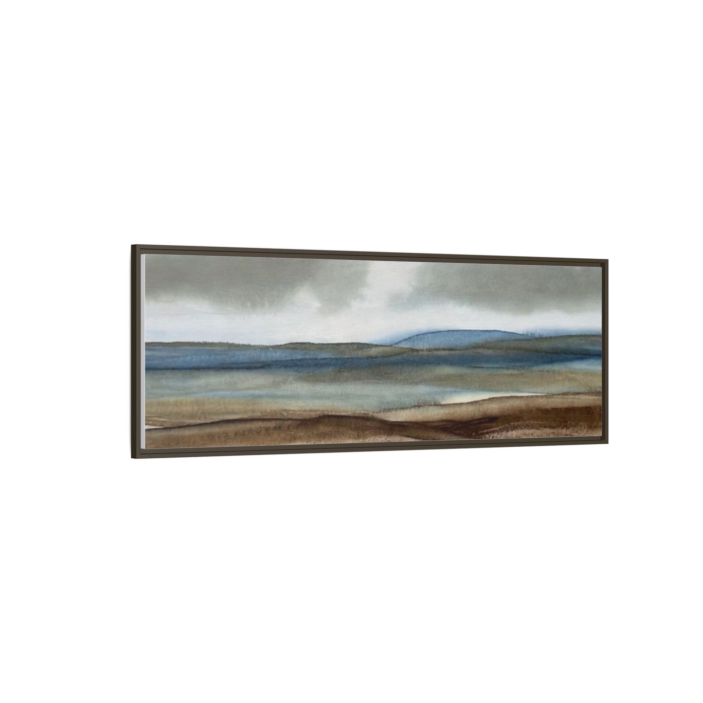 Matte Canvas Landscape, Framed (Multi-color)