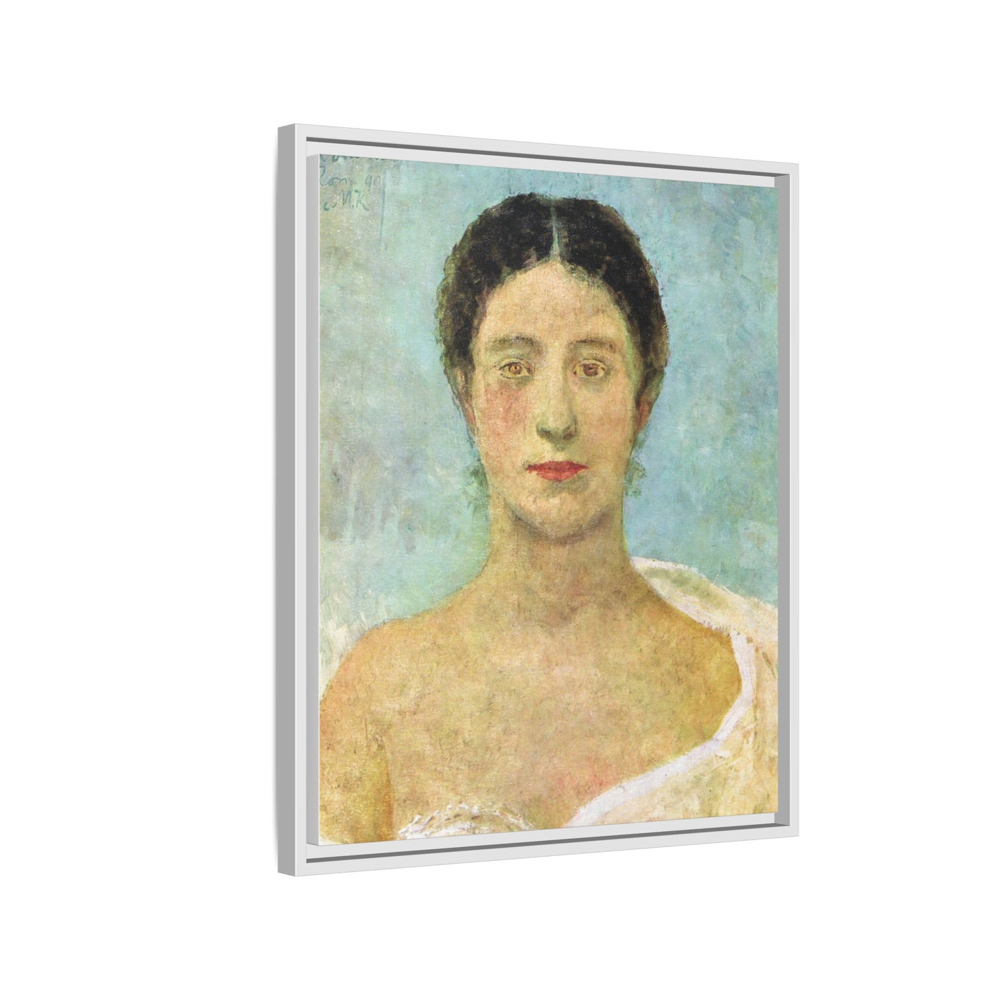 Bianca by Max Klinger Framed Matte Canvas Portrait Print