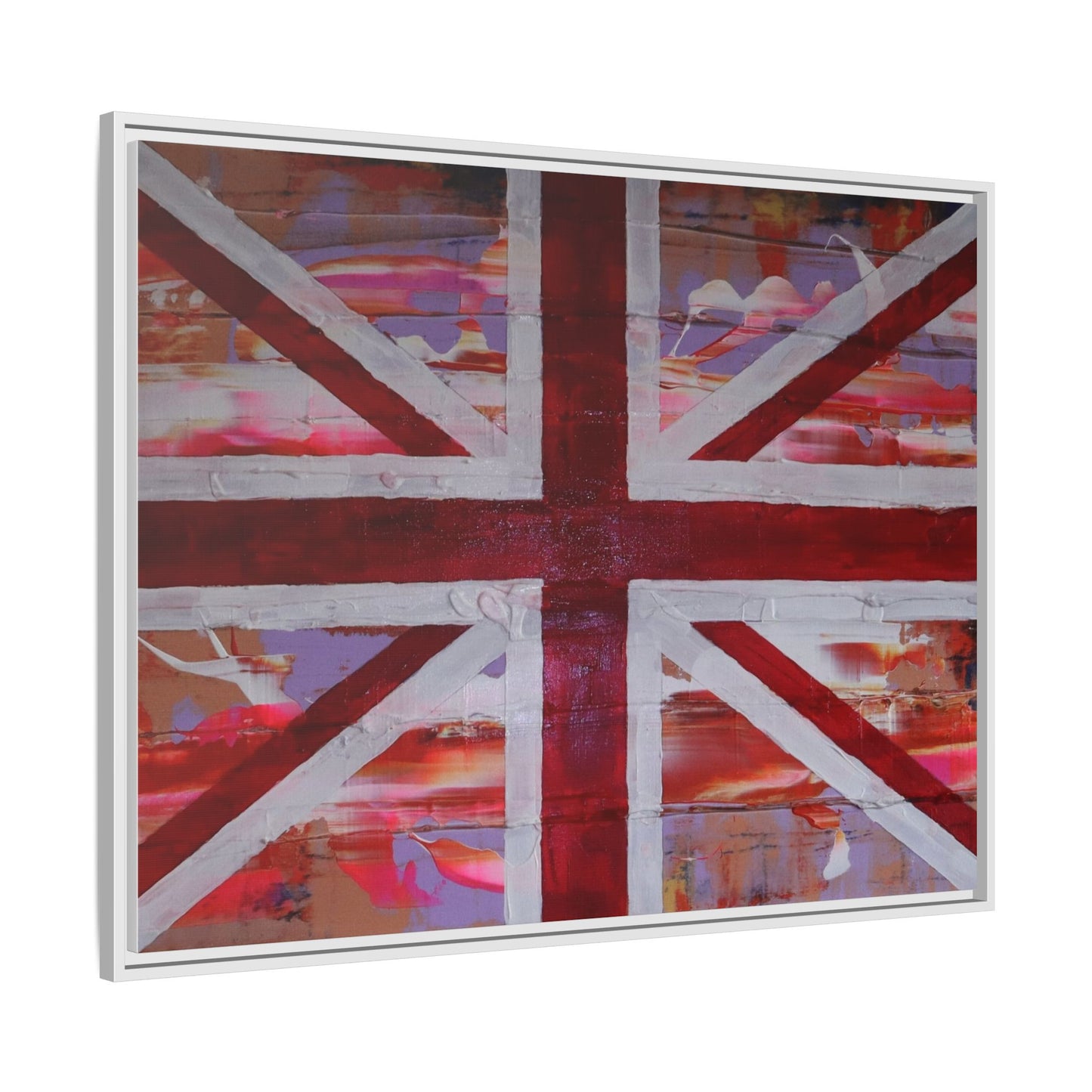 Union Jack is back! by Norman Barrett Framed Matte Canvas Print Wall Art