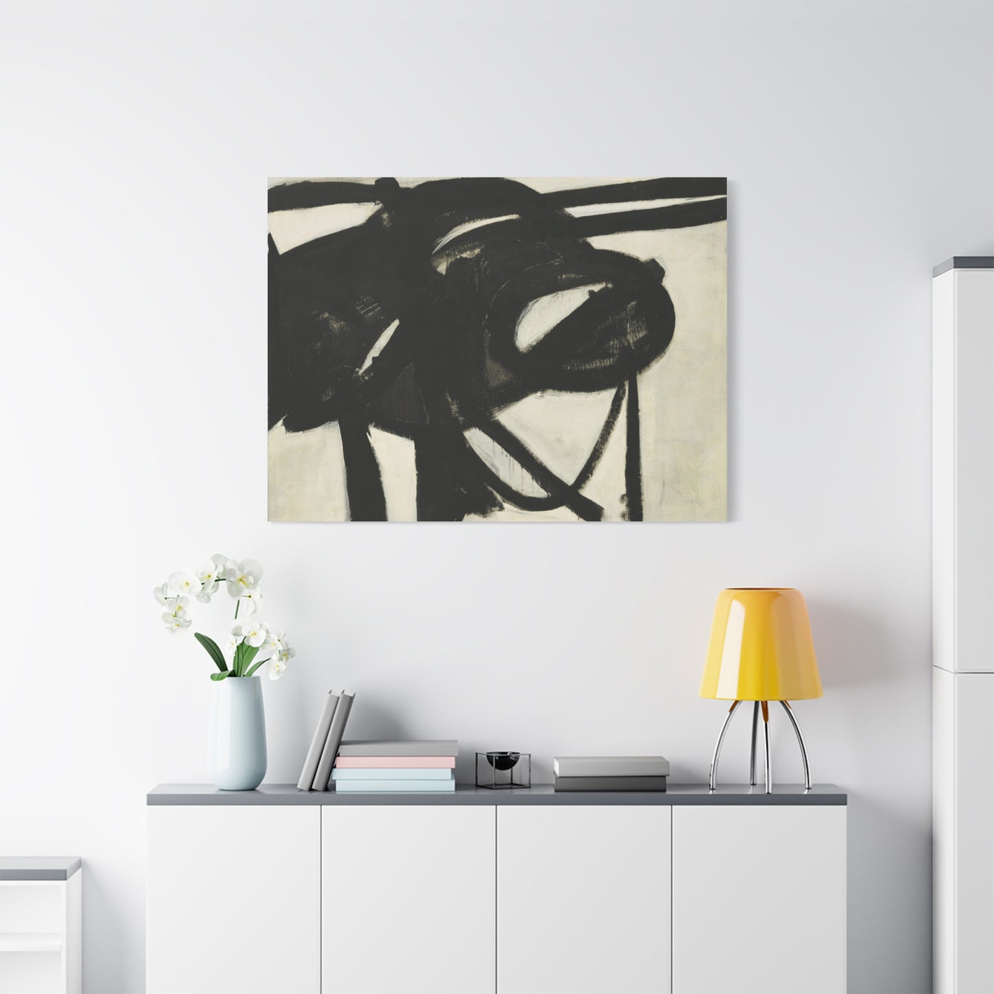 Chief by Franz Kline Abstract Matte Canvas Wall Art