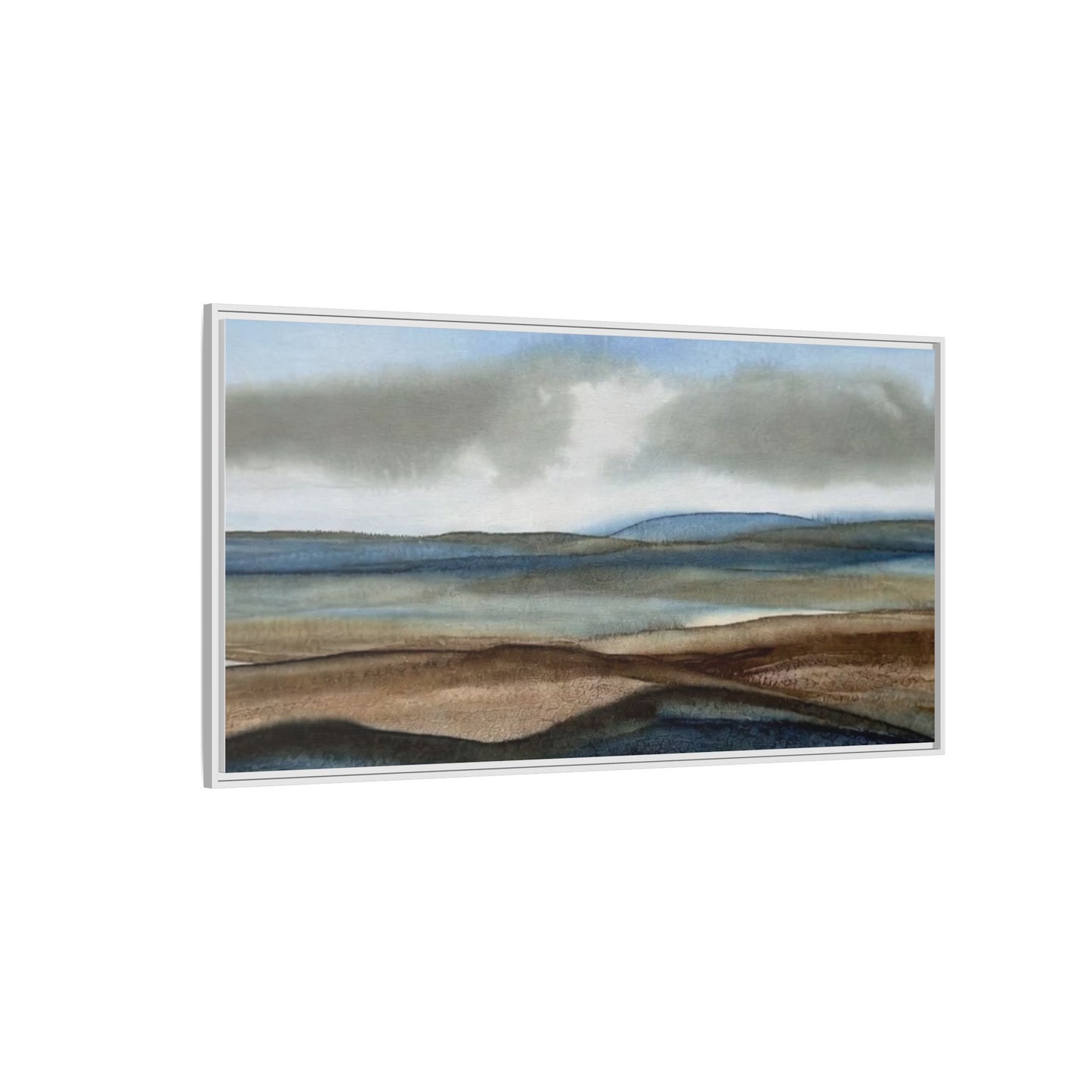 Matte Canvas Landscape, Framed (Multi-color)