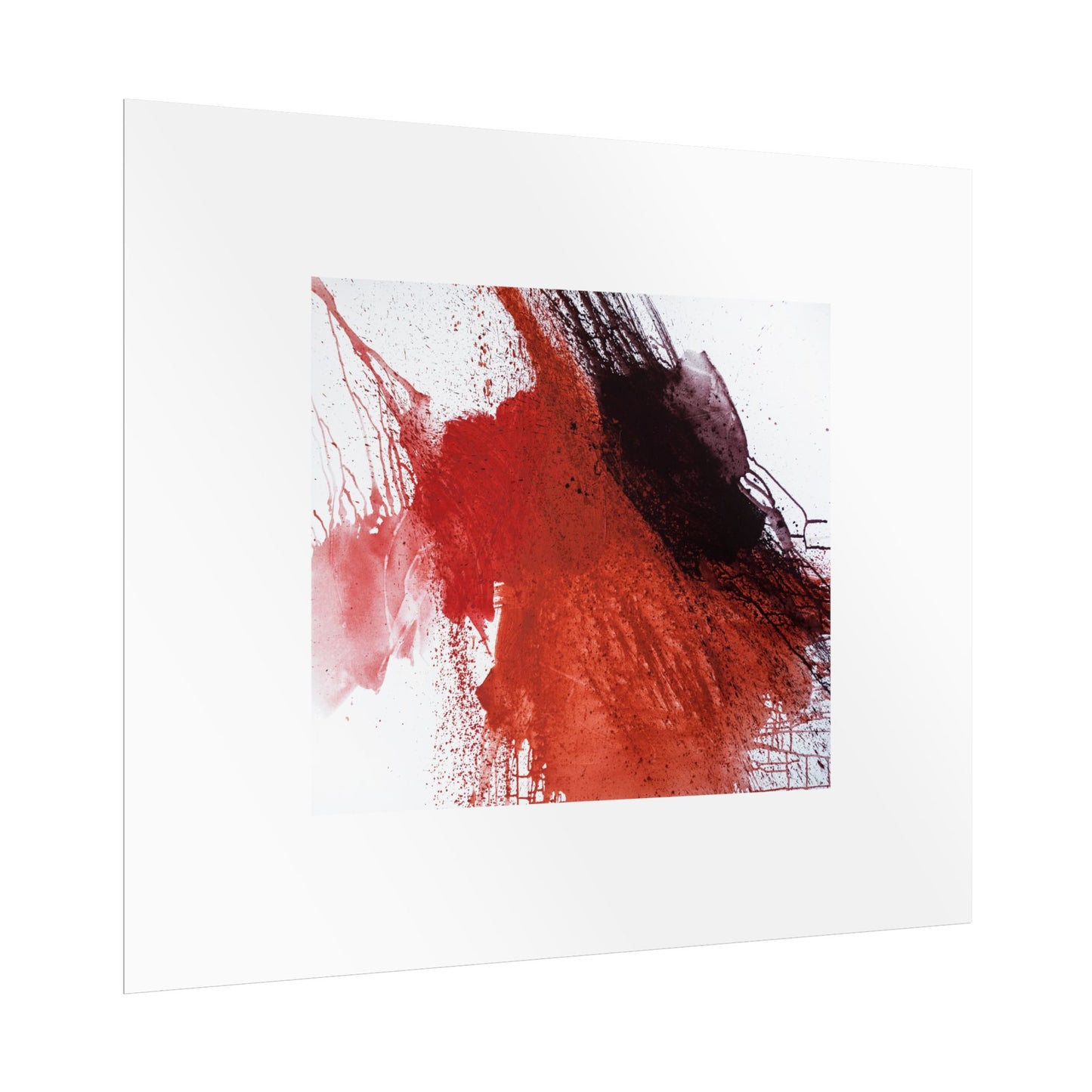 Flame by Natalija Miladinovic Wall Art Print