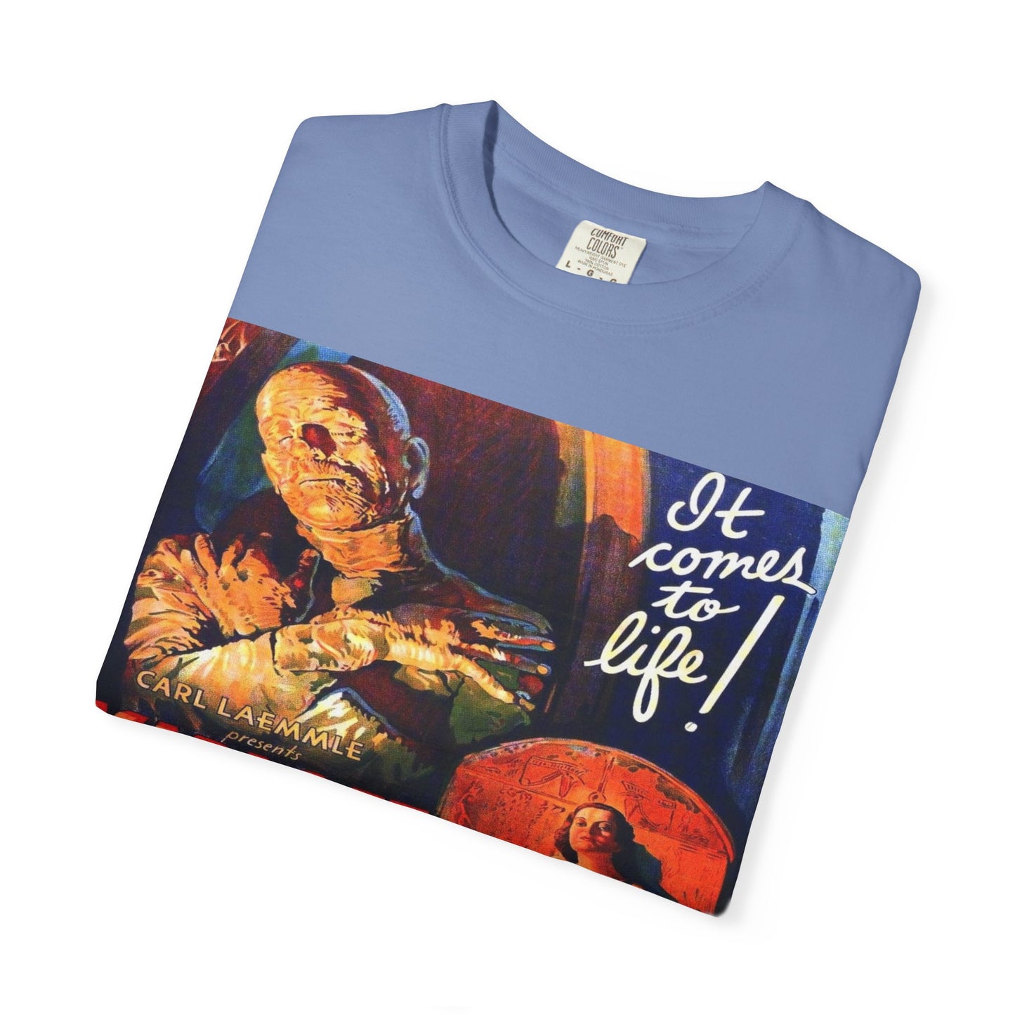 Mummy Movie Poster T‑Shirt — Vintage Karloff Horror Graphic Tee