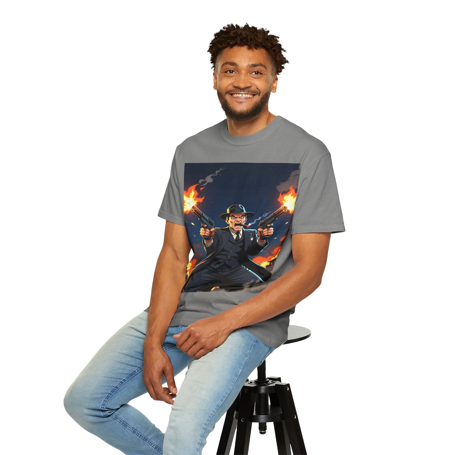 Gangster T‑Shirt — Vintage Outlaw Graphic Tee