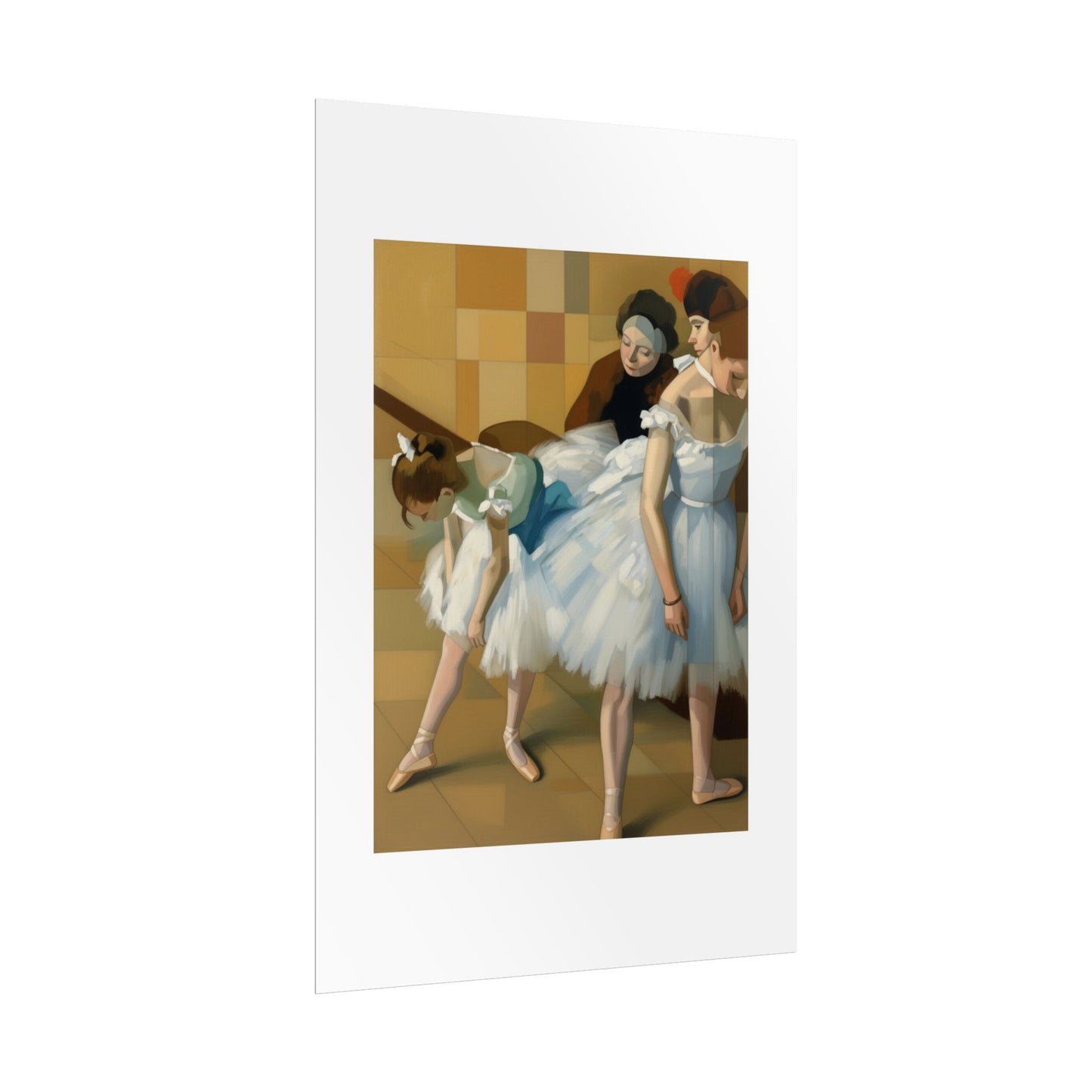 Ballet Dancers Rolled Poster — Classic Impressionist Ballerina Wall Art