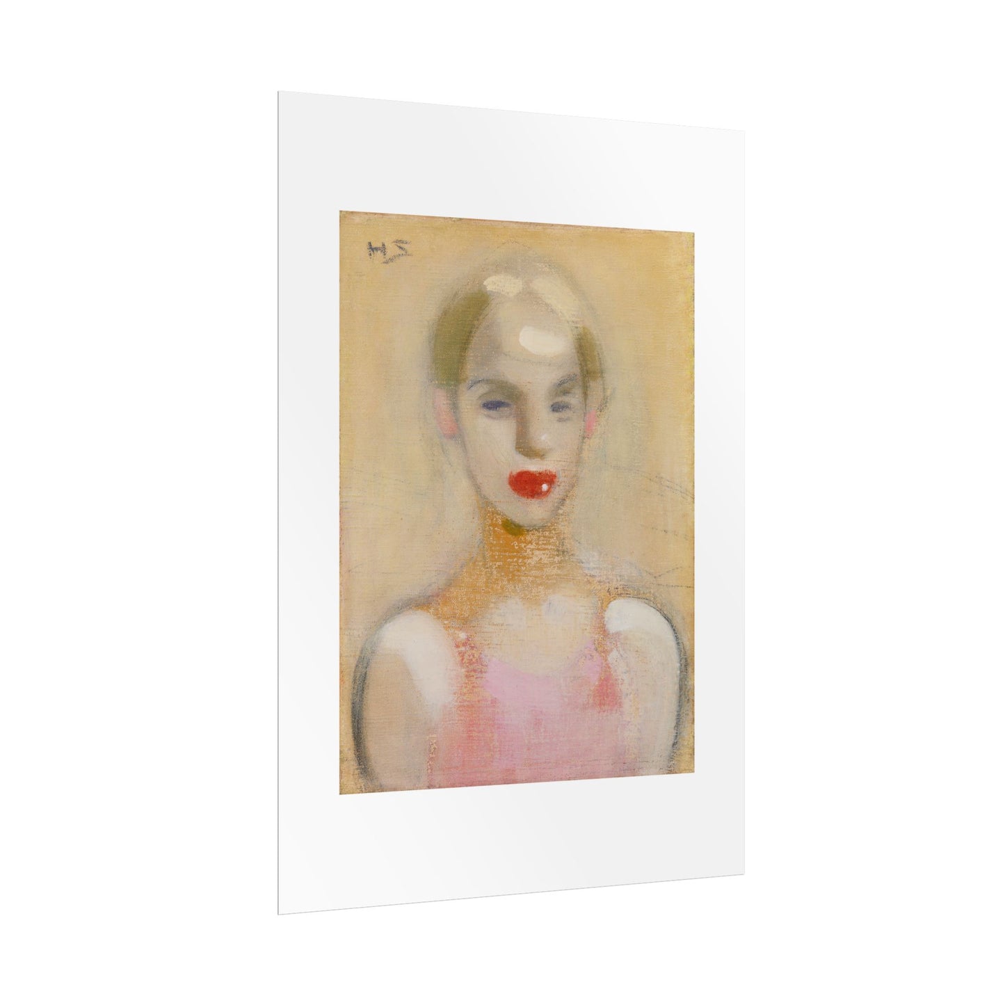 Circus Girl by Helene Schjerfbeck Wall Art Print