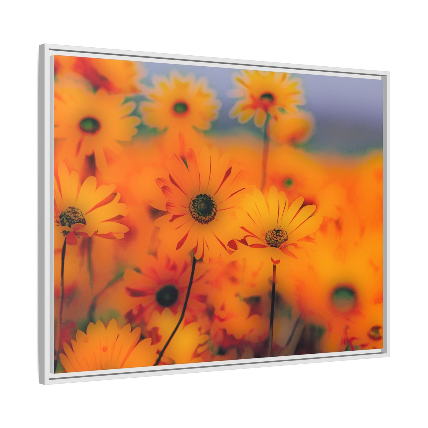 Bee Garden by Norman Barrett Framed Matte Canvas Wall Art Print
