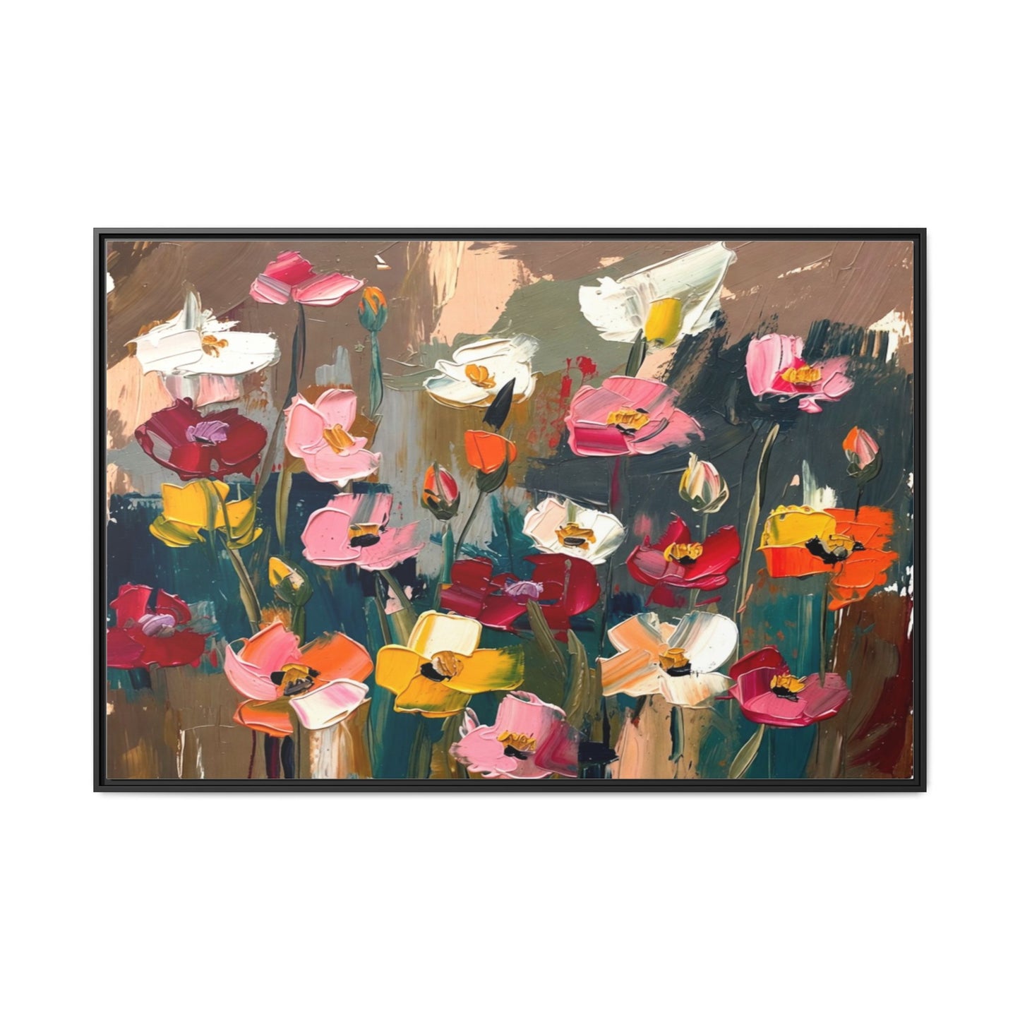 Matte Canvas, Framed (Multi-color)