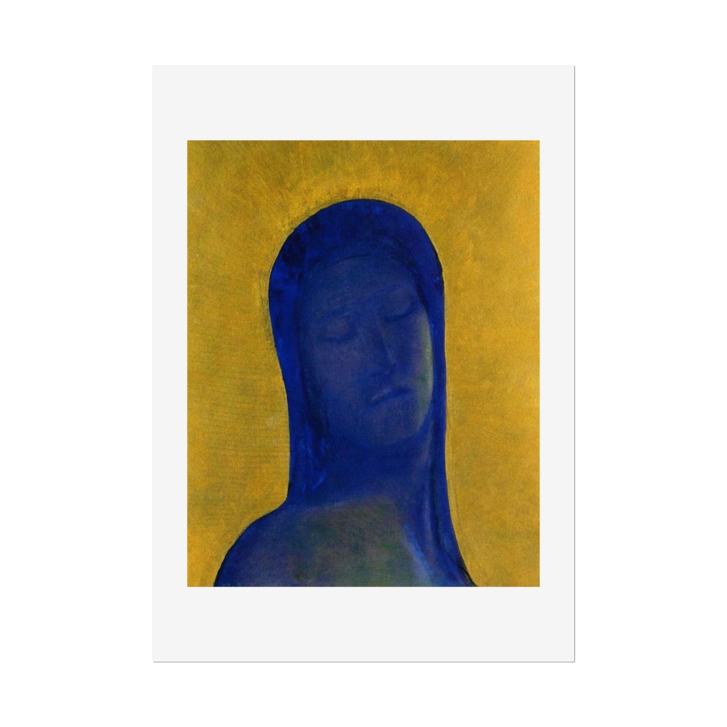 Closed Eyes by Odilon Redon Wall Art Print