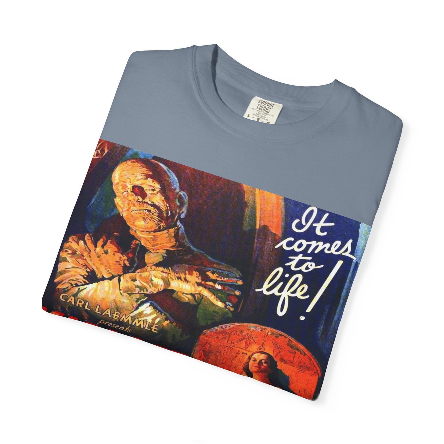 Mummy Movie Poster T‑Shirt — Vintage Karloff Horror Graphic Tee