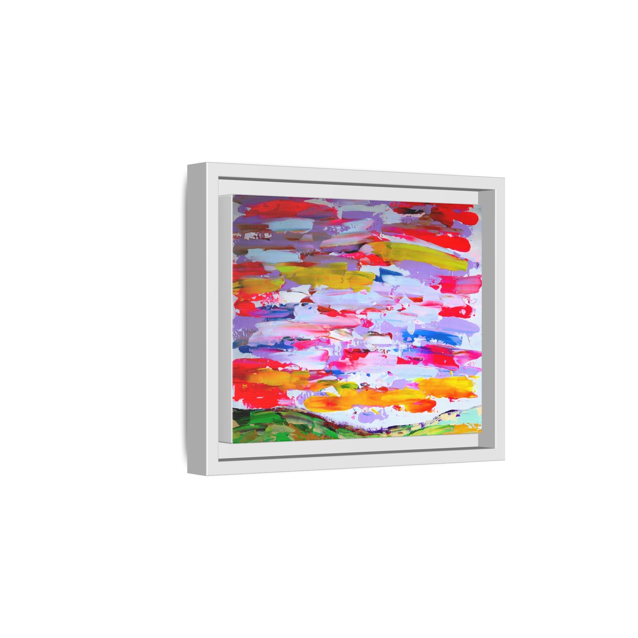 Sunny day in may by Norman Barrett Framed Matte Canvas Wall Art