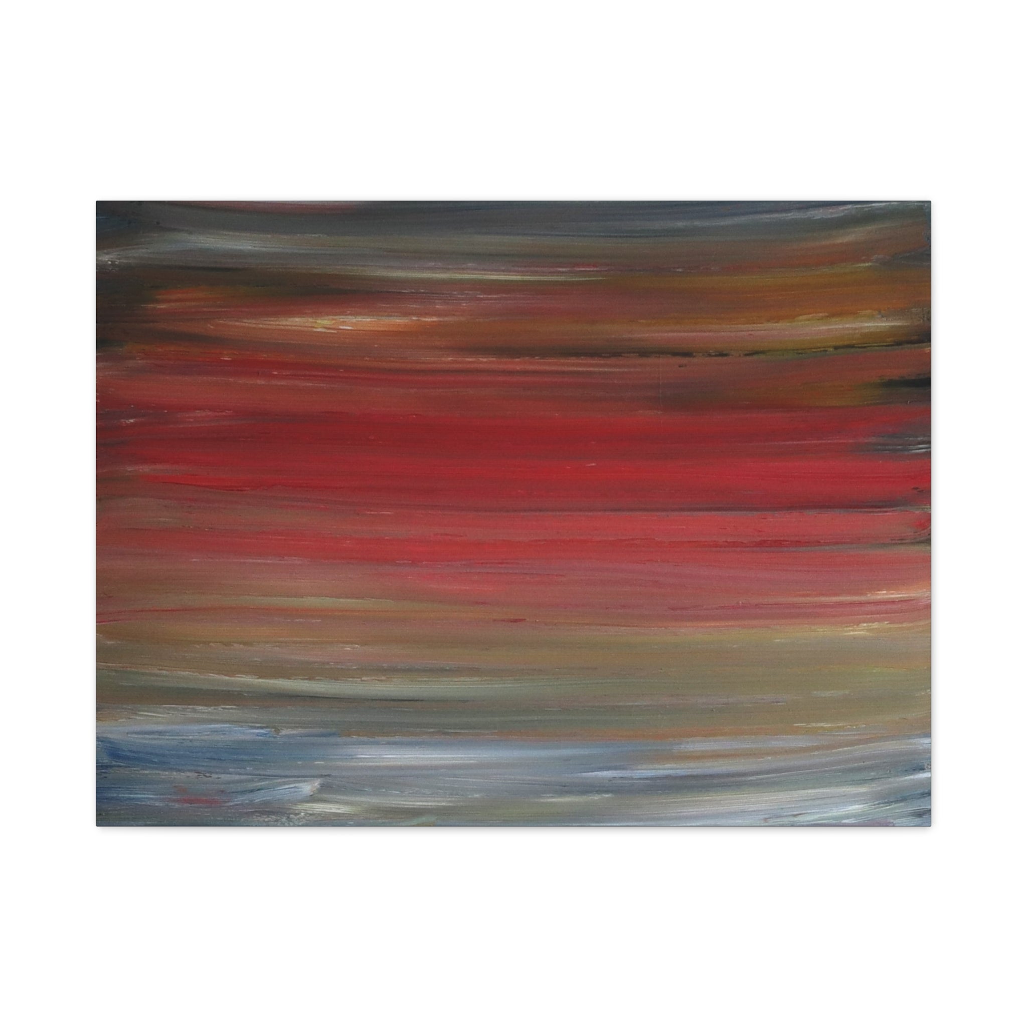 Misty morning by Norman Barrett Matte Canvas Print Wall Art