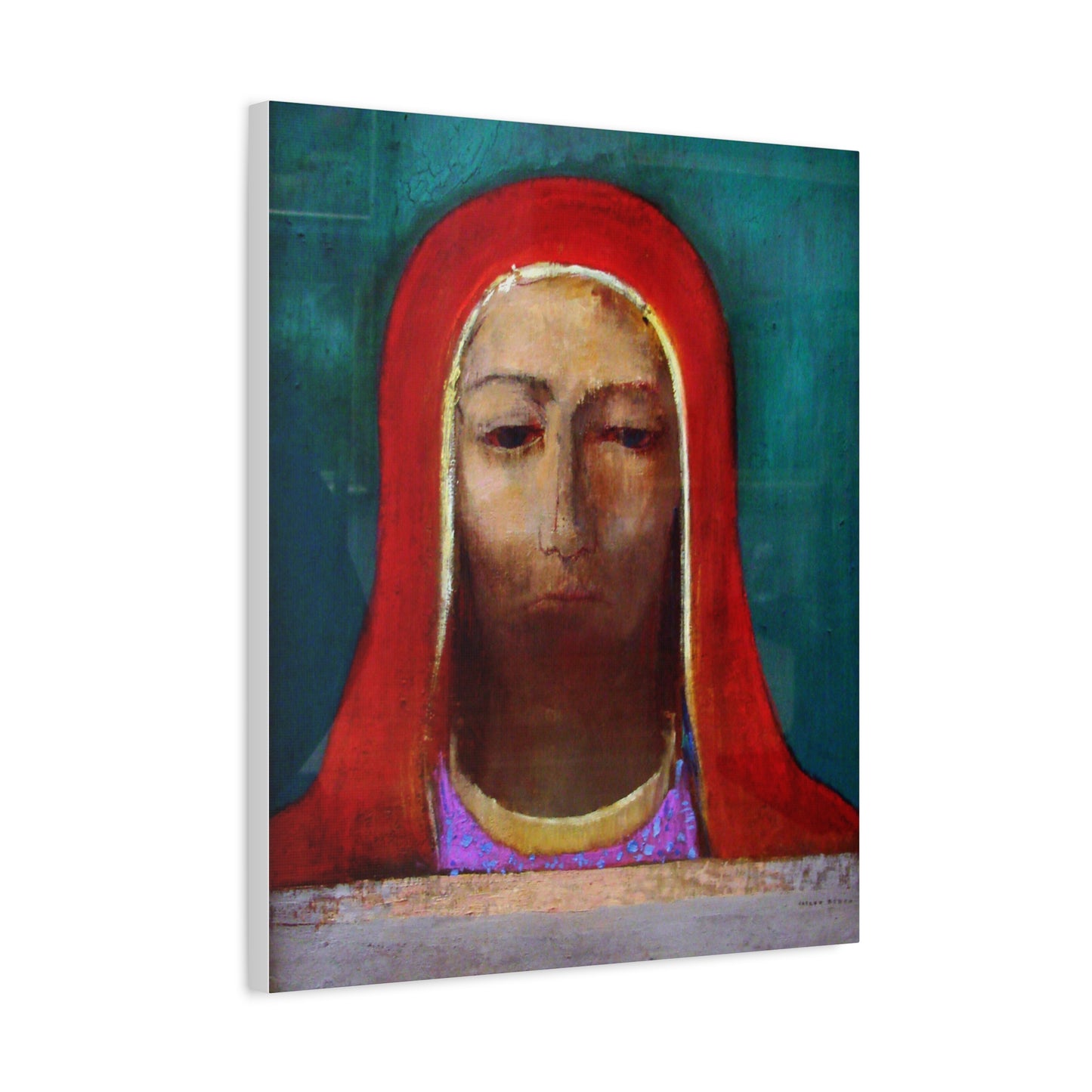 Le Silence by Odilon Redon Matte Canvas Wall Art Print