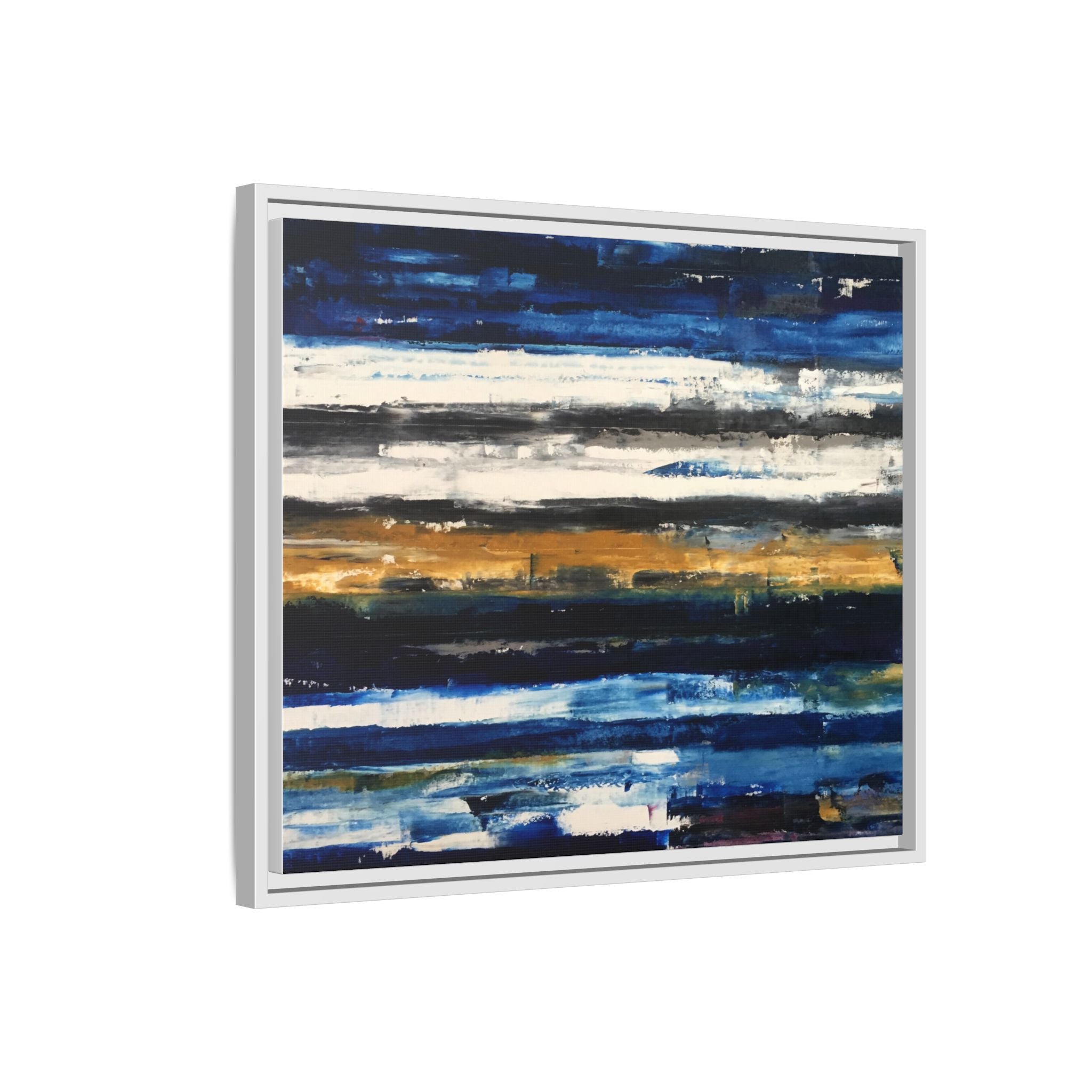 Tiny Buddha by Todd Williamson Framed Matte Canvas Abstract  Wall Art