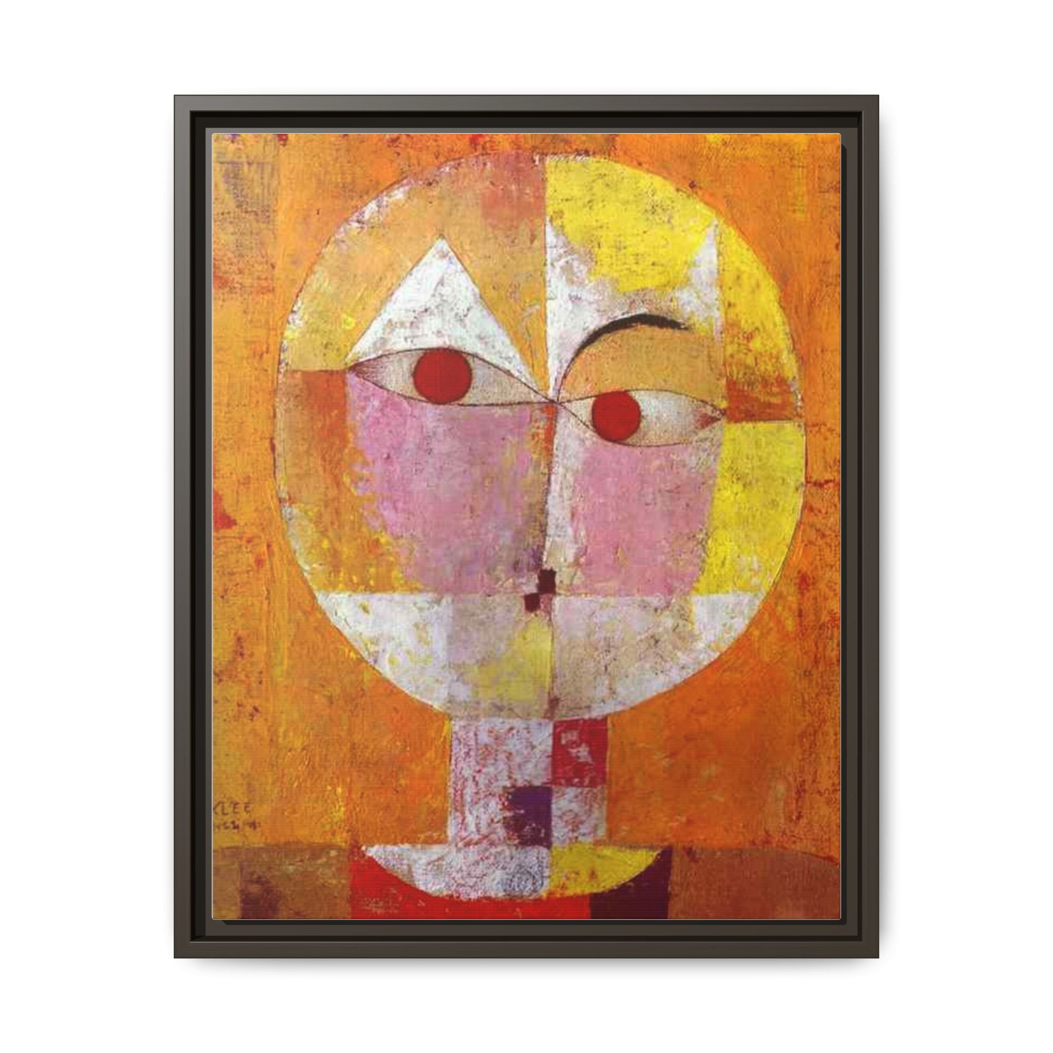 Senecio II by Paul Klee Canvas Framed Wall Art Print