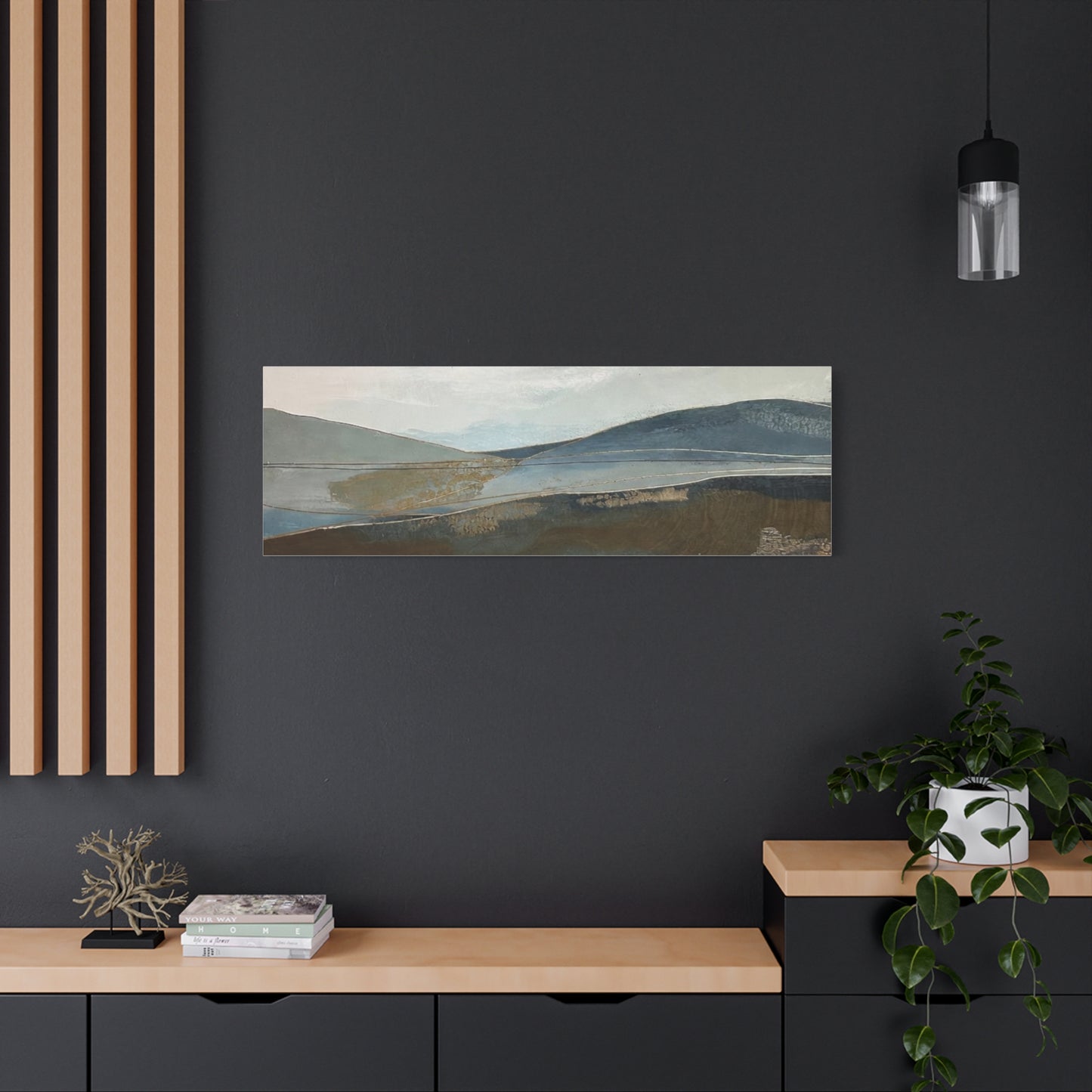 Landscape print Matte Canvas, Stretched, 1.25"