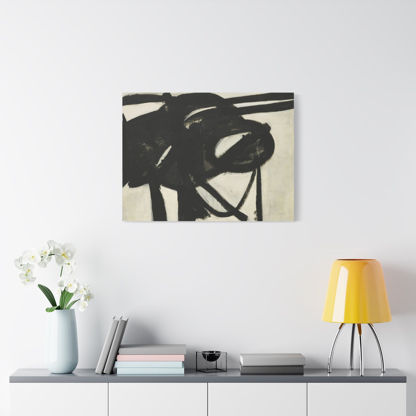 Chief by Franz Kline Abstract Matte Canvas Wall Art