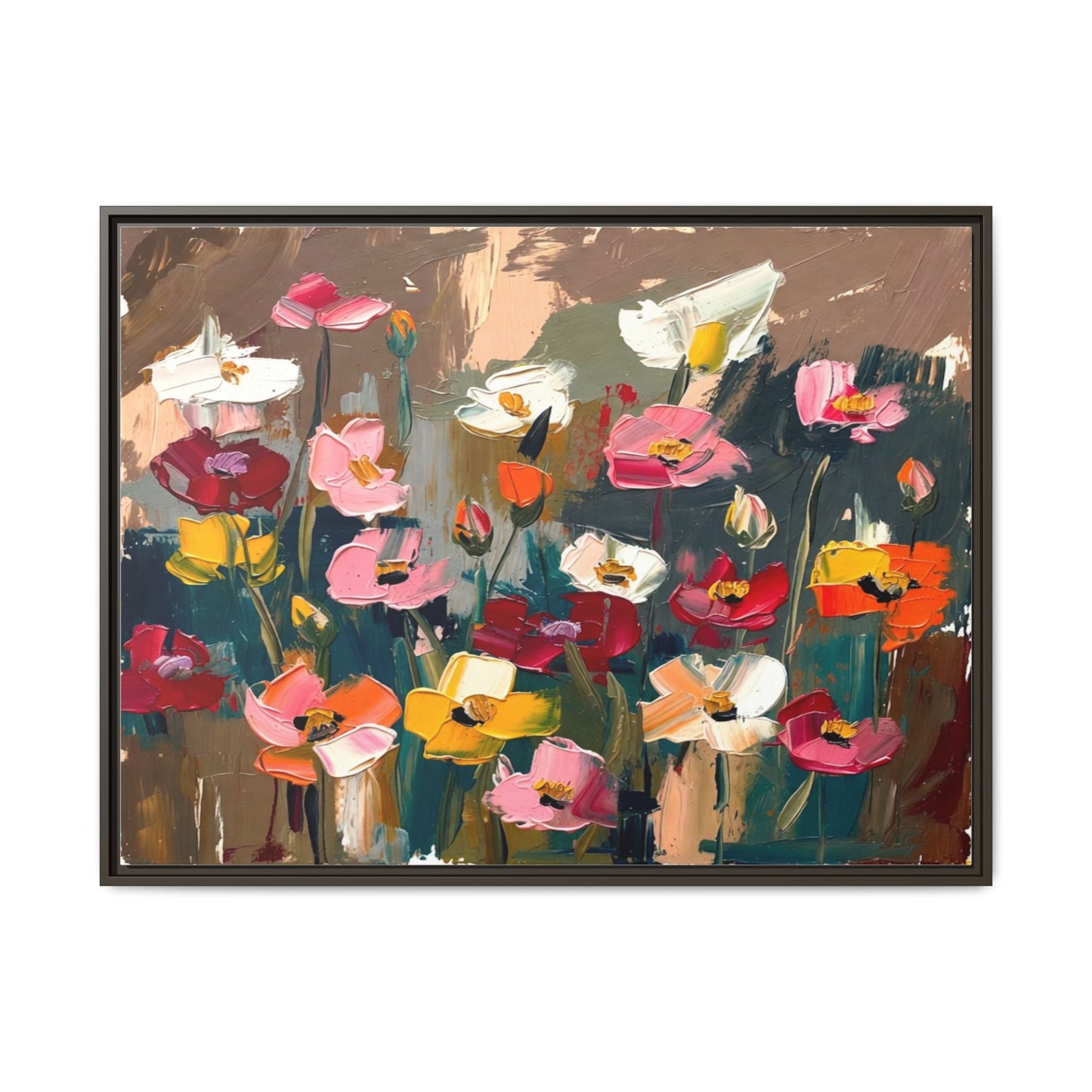 Matte Canvas, Framed (Multi-color)