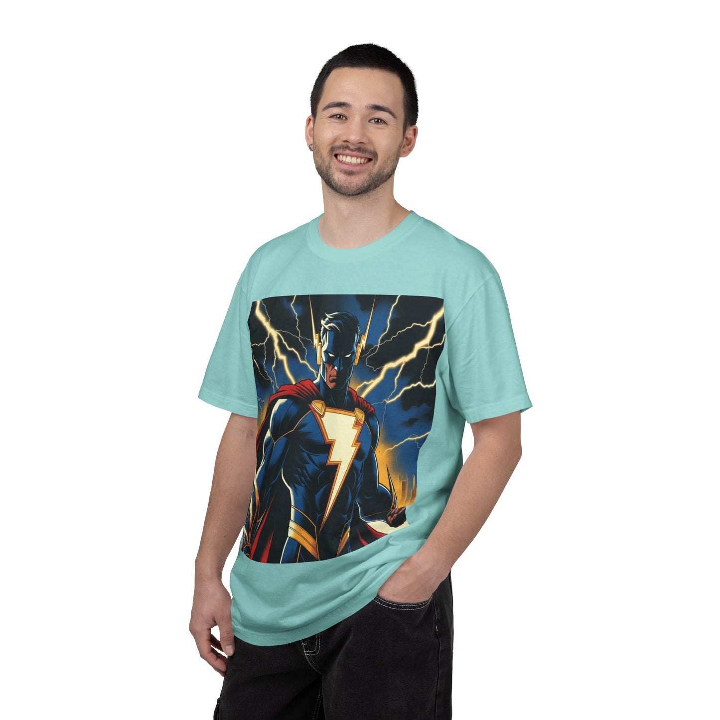 Unisex Superhero Garment-Dyed T-shirt