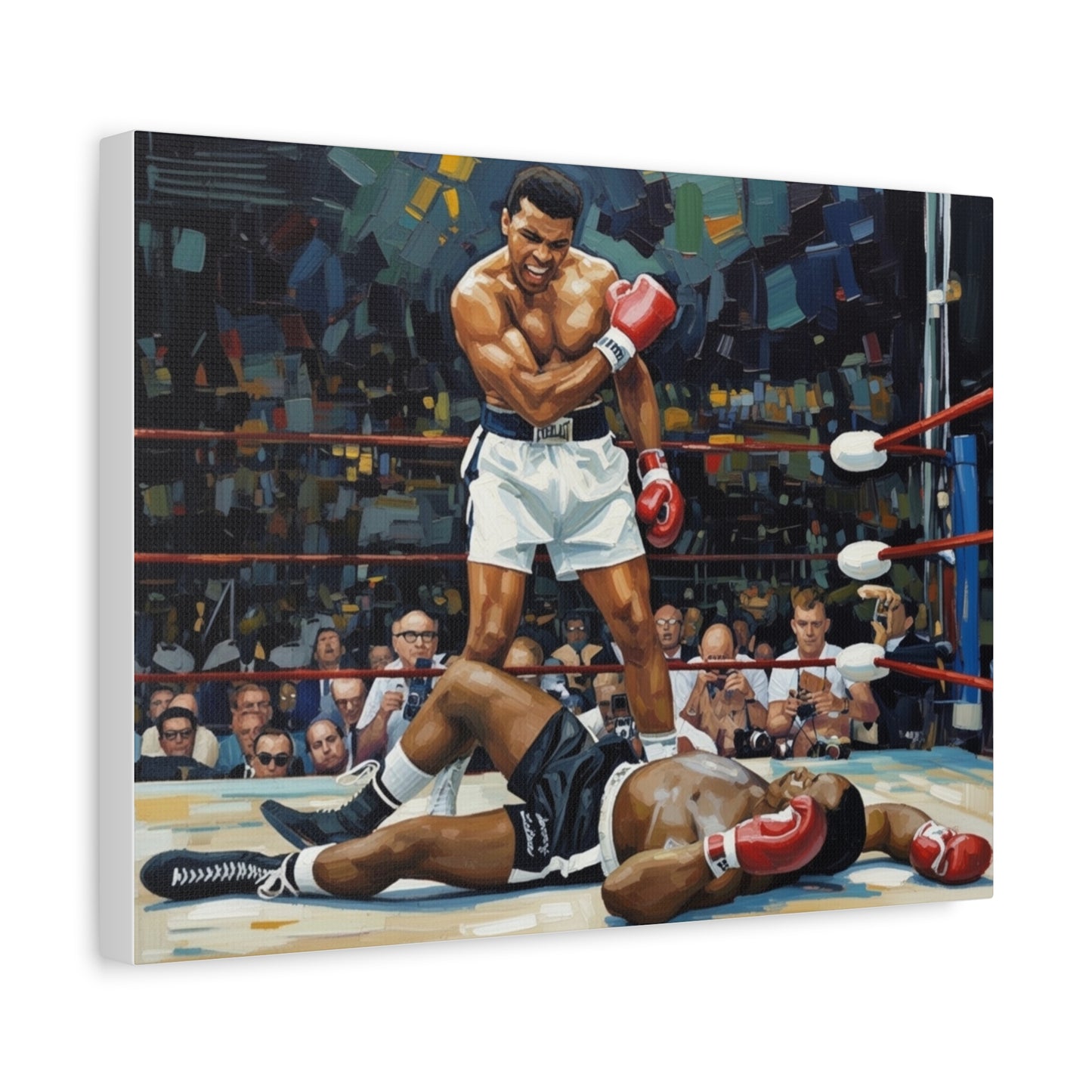 Muhammad Ali 'The Knockout' Matte Canvas Wall Art