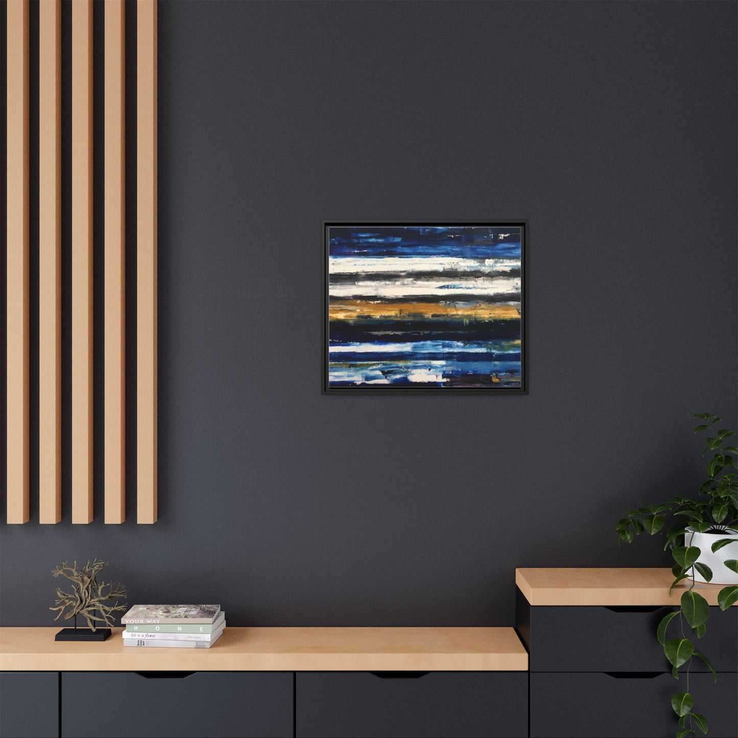 Tiny Buddha by Todd Williamson Framed Matte Canvas Abstract  Wall Art