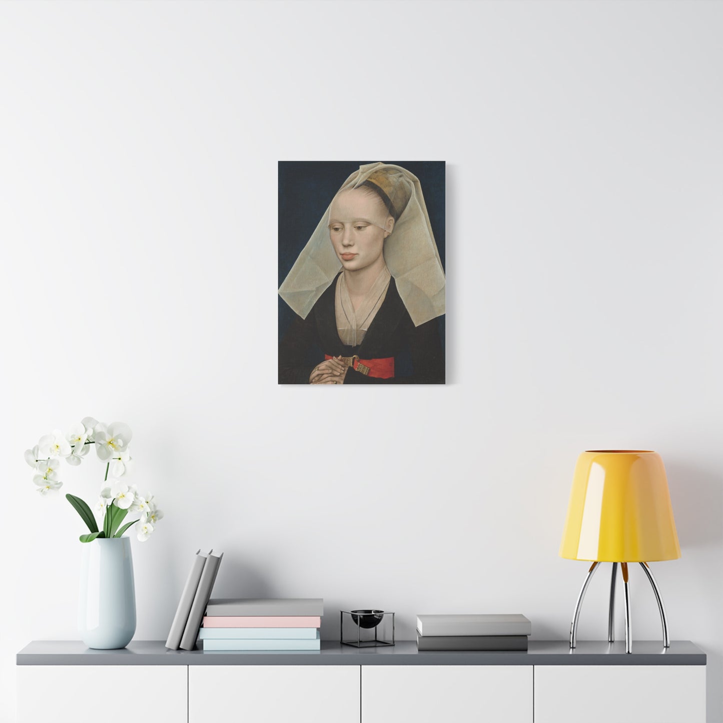 Portrait of a Lady by Rogier van der Weyden Matte Canvas Wall Art