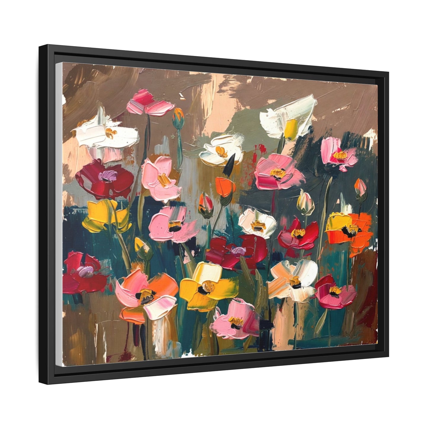 Matte Canvas, Framed (Multi-color)