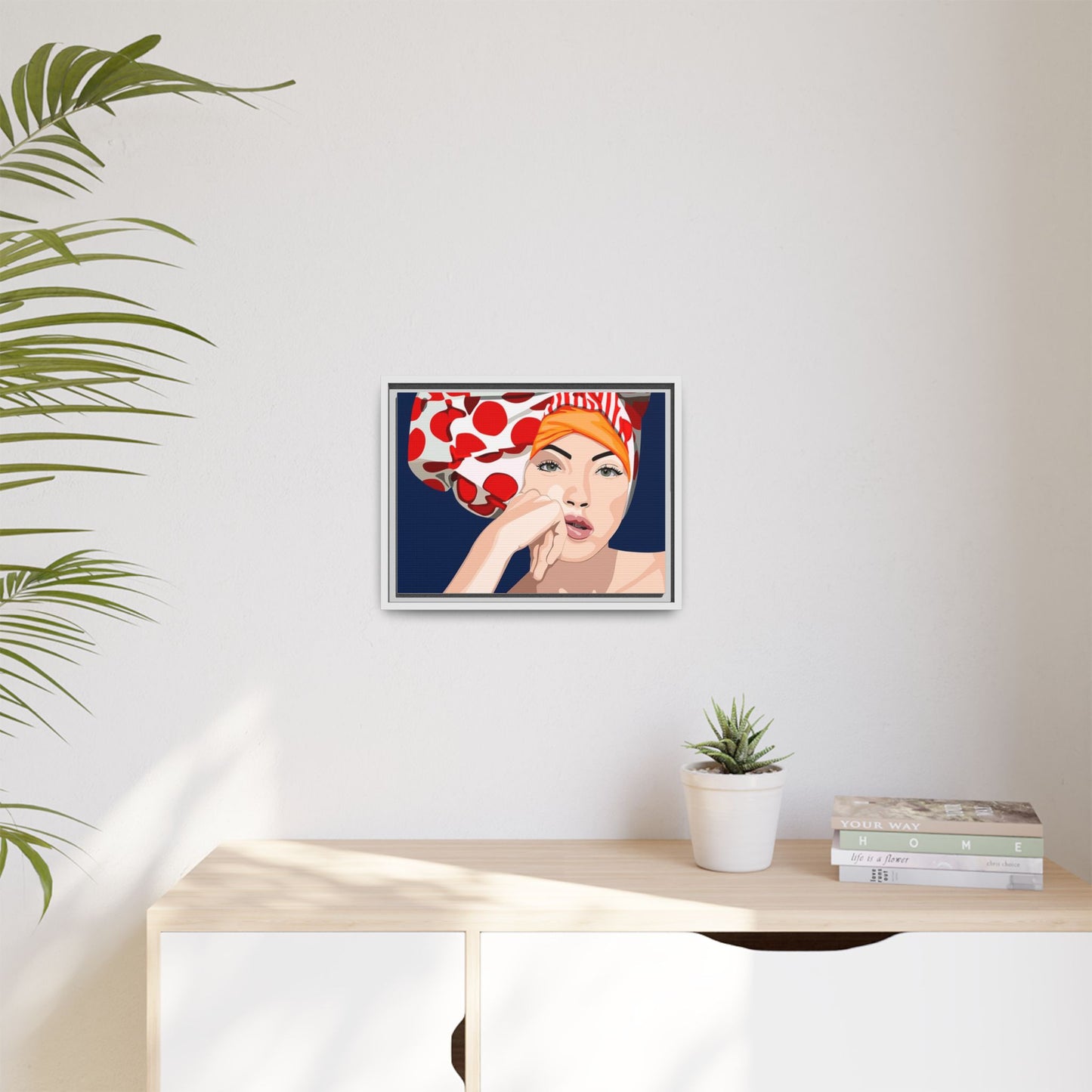 Vivid 20 by Orit Fuchs Pop Art Matte Canvas Framed Wall Art Print
