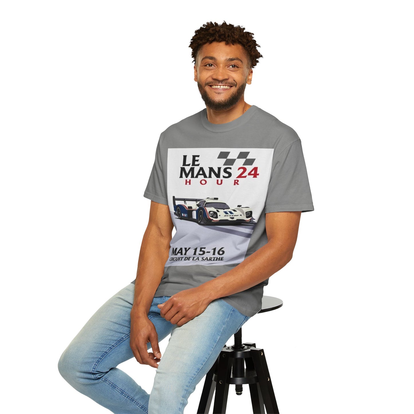 Le Mans 24 Hour Racing Poster T-Shirt — May 15-16 Circuit de la Sarthe