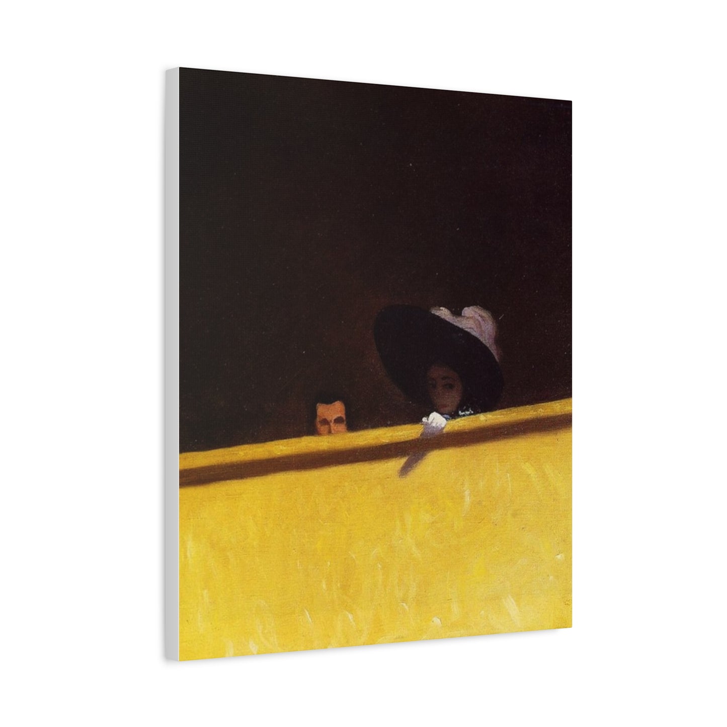 La loge de theatre by Félix Vallotton Matte Canvas Wall Art Print