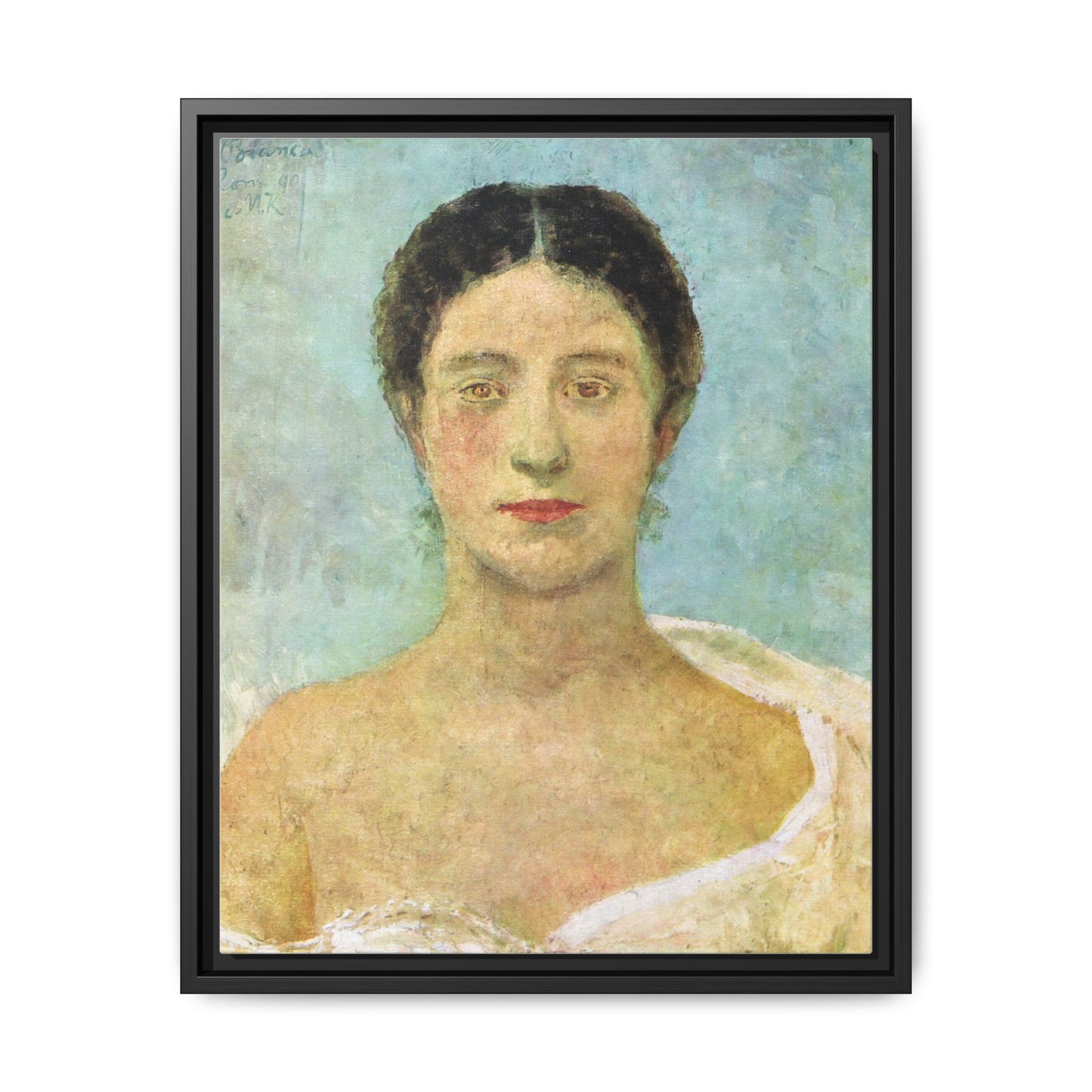 Bianca by Max Klinger Framed Matte Canvas Portrait Print