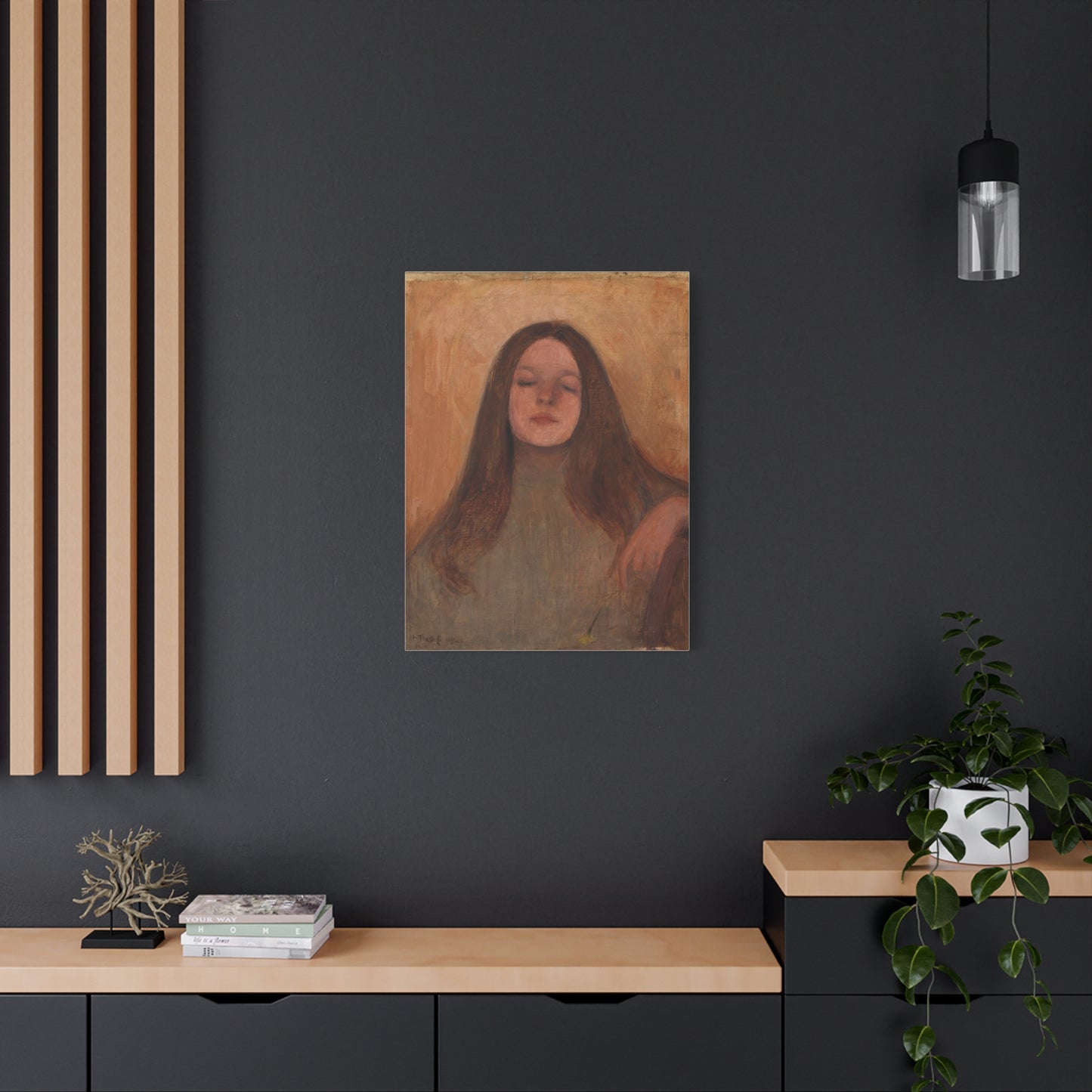 Thyra Elisabeth by Ellen Thesleff Matte Canvas Wall Art Print