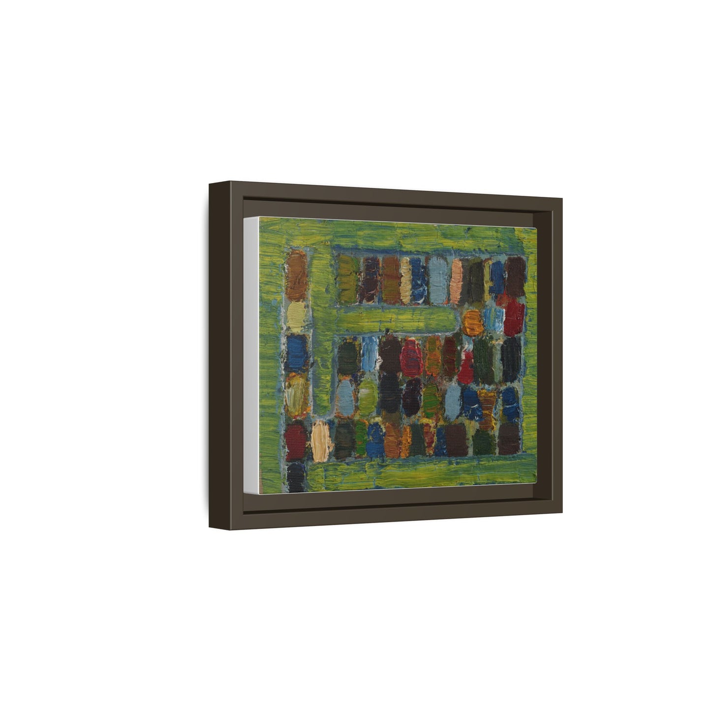 JMC-1970-3 by Jean-Michel Coulon Matte Canvas Framed Wall Art Print