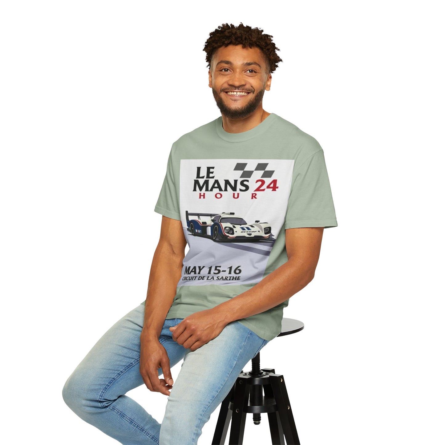 Le Mans 24 Hour Racing Poster T-Shirt — May 15-16 Circuit de la Sarthe