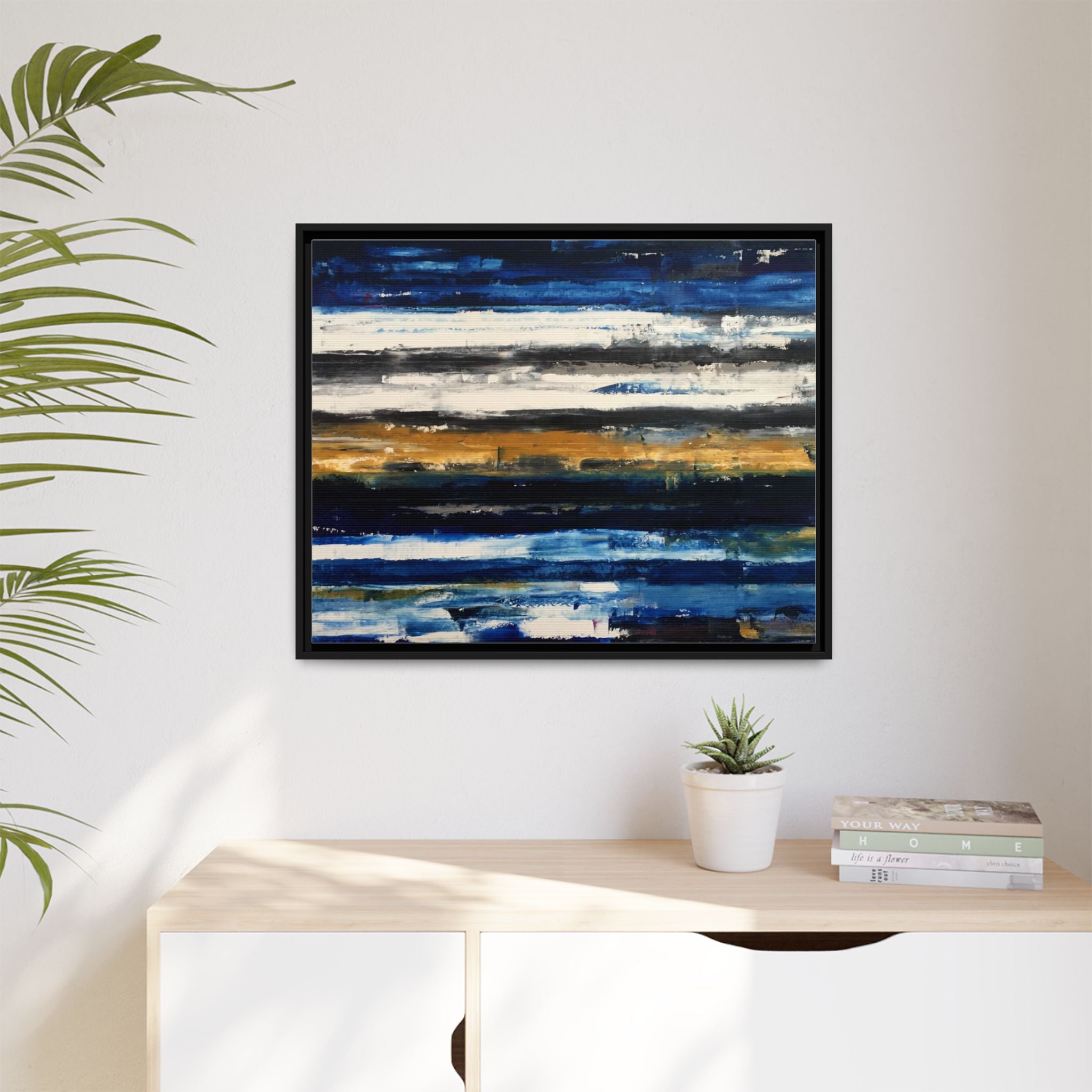 Tiny Buddha by Todd Williamson Framed Matte Canvas Abstract  Wall Art