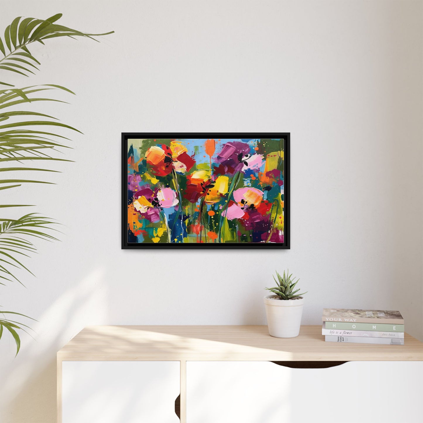 Matte Canvas, Framed (Multi-color)