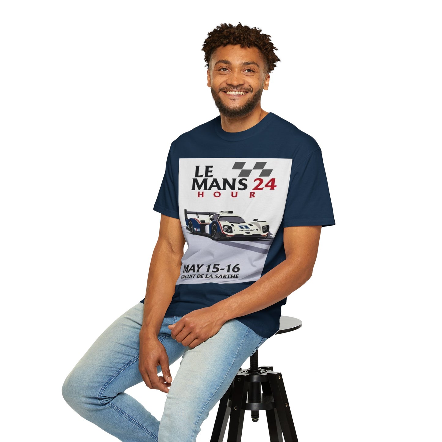 Le Mans 24 Hour Racing Poster T-Shirt — May 15-16 Circuit de la Sarthe