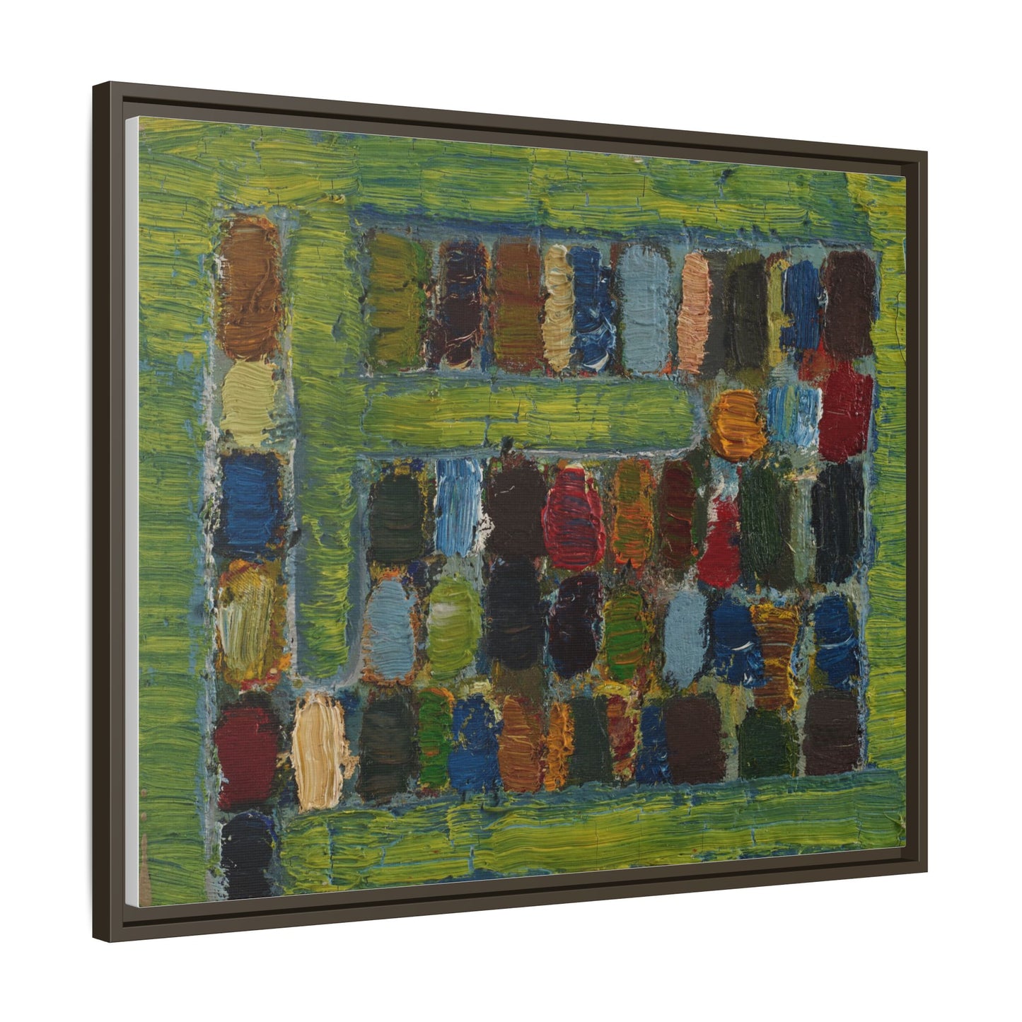 JMC-1970-3 by Jean-Michel Coulon Matte Canvas Framed Wall Art Print
