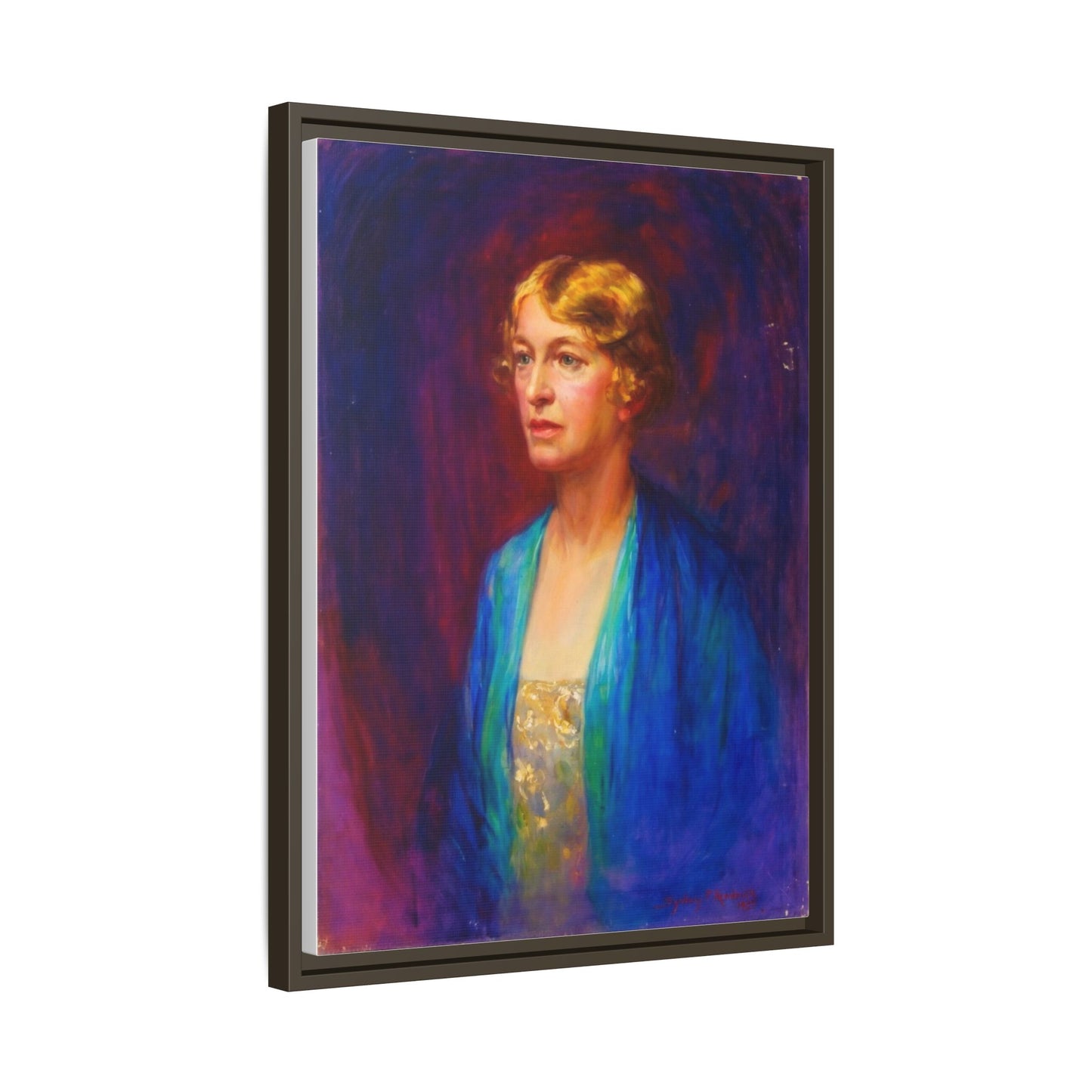 Matte Canvas Portrait , Framed (Multi-color)